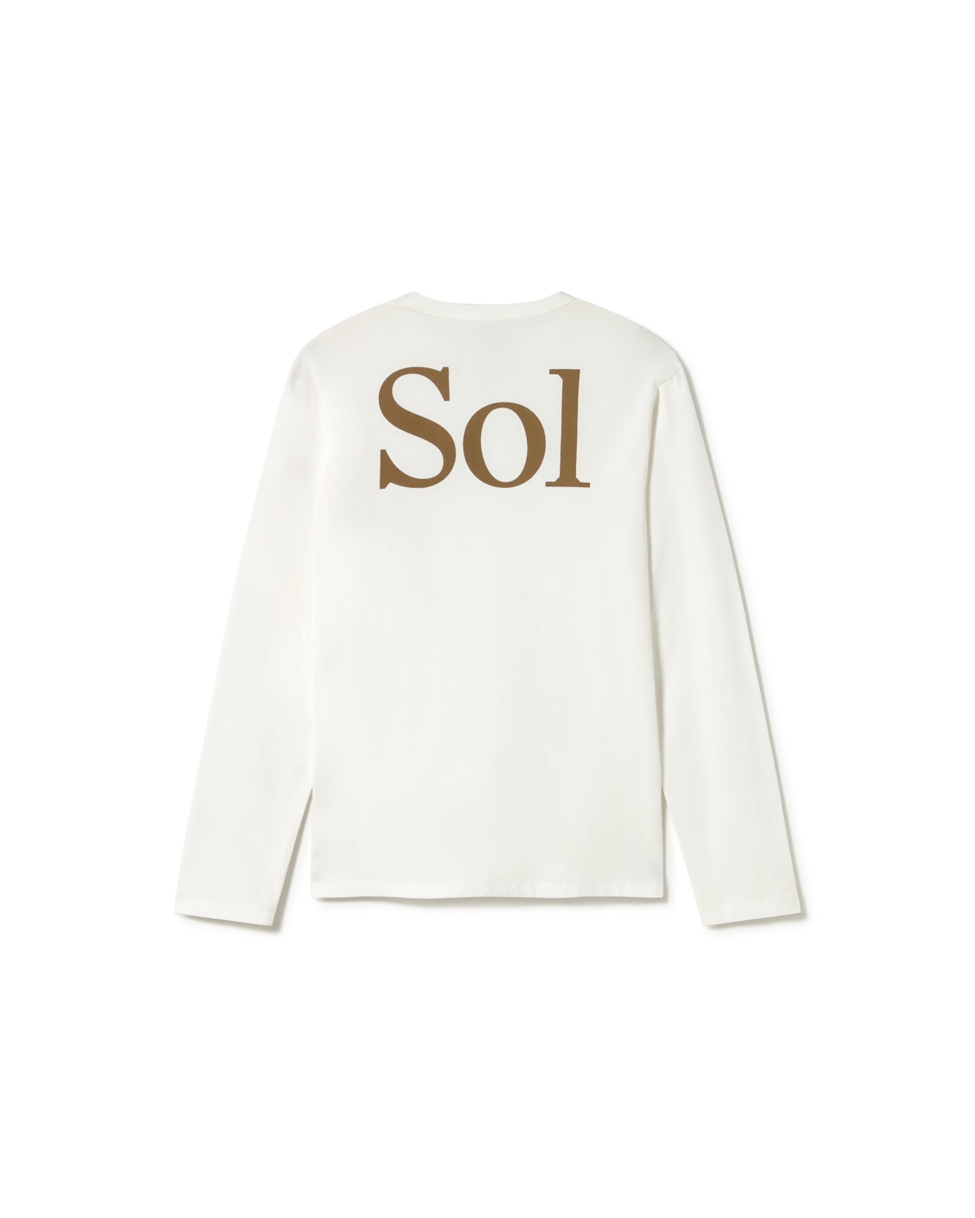 Camiseta blanca sol type Emilio sostenible - silueta 2