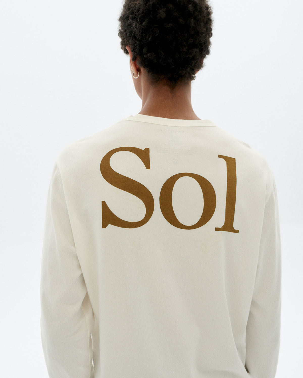 Camiseta manga larga sol type espalda Emilio sostenible - 3