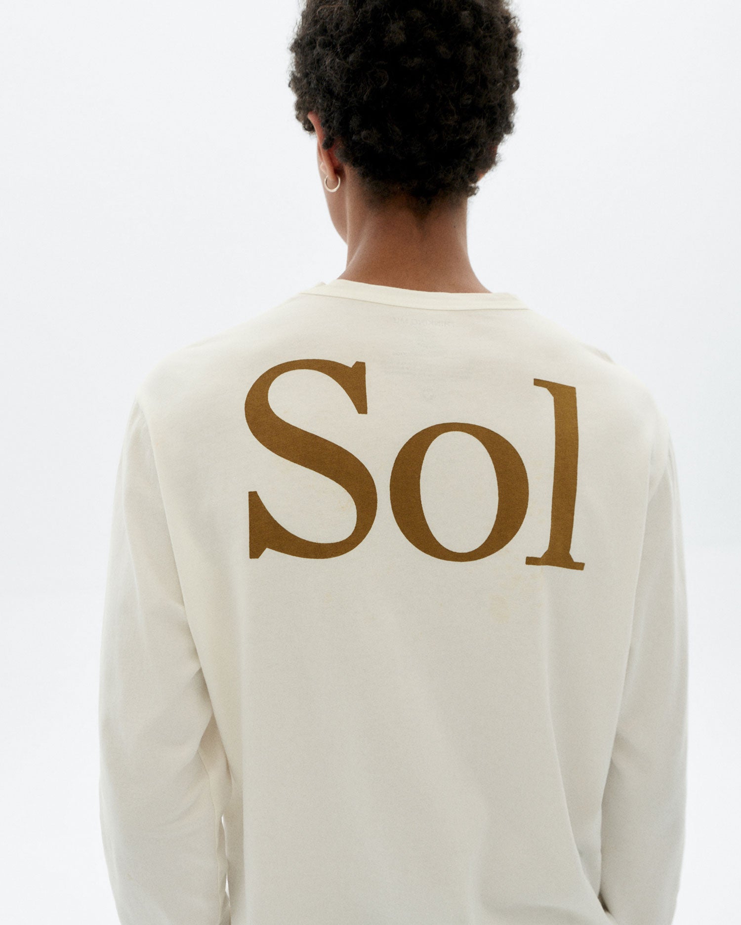 Camiseta manga larga sol type espalda Emilio sostenible - 3