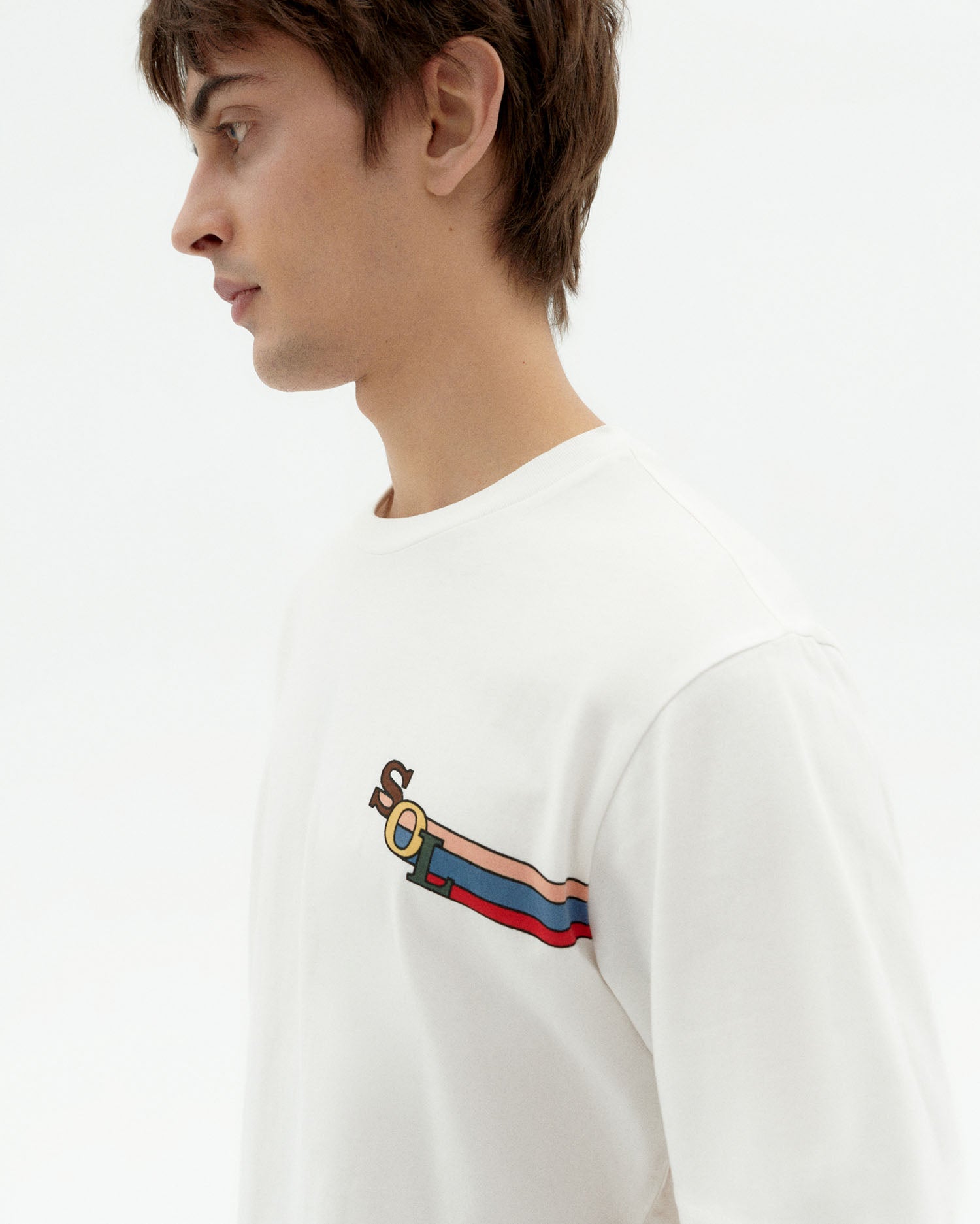 Sustainable Sun Colors Zach T-Shirt Man | Thinking Mu