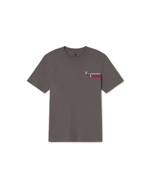 Camiseta gris sol sostenible - silueta 1