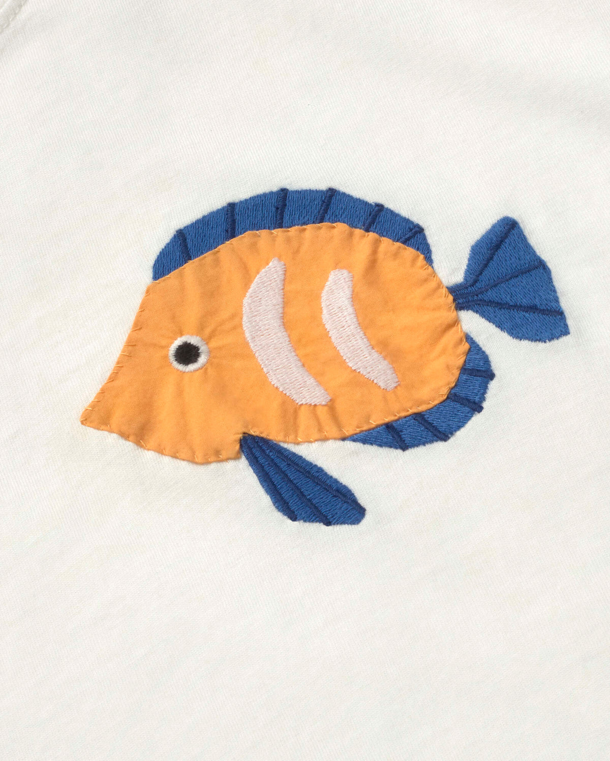 Camiseta patched pez Aaron sostenible silueta - 2