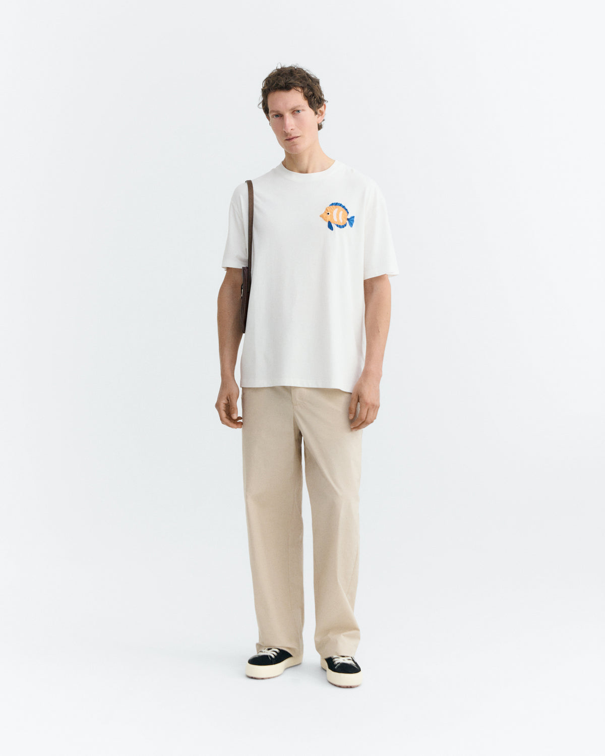 Camiseta patched pez Aaron sostenible - 4