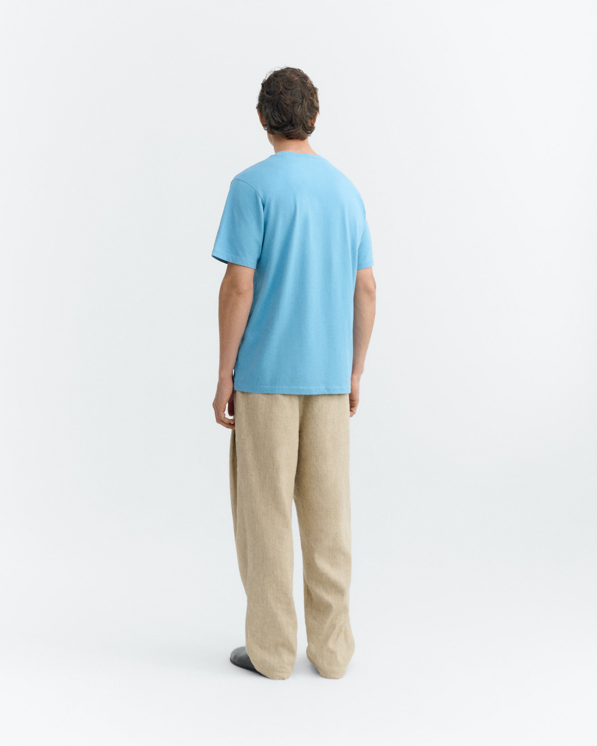 Camiseta azul patched optimist Zach sostenible - 4