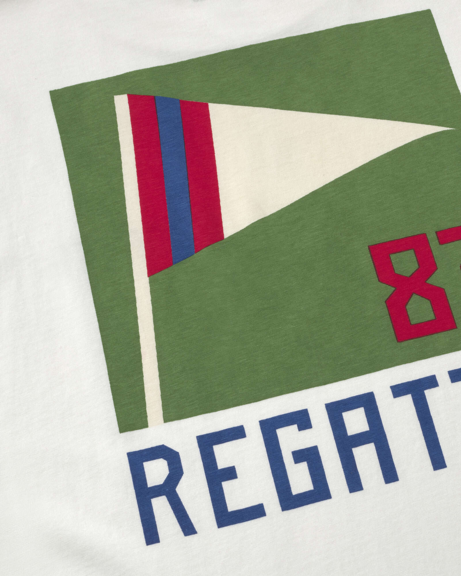 Camiseta regata Aaron sostenible silueta - 2
