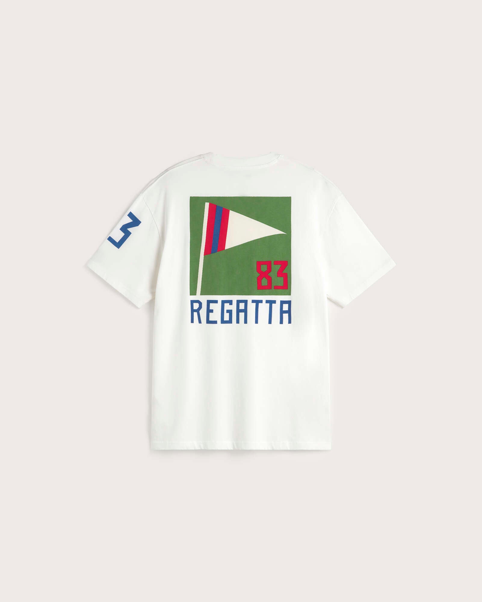 Camiseta regata Aaron sostenible silueta - 3