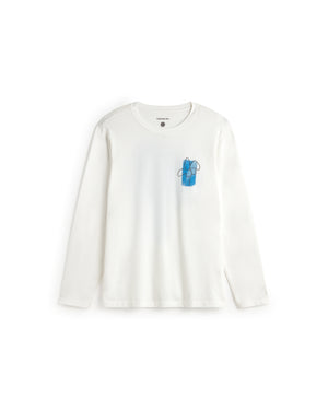 Camiseta flower Emilio R sostenible silueta - 1