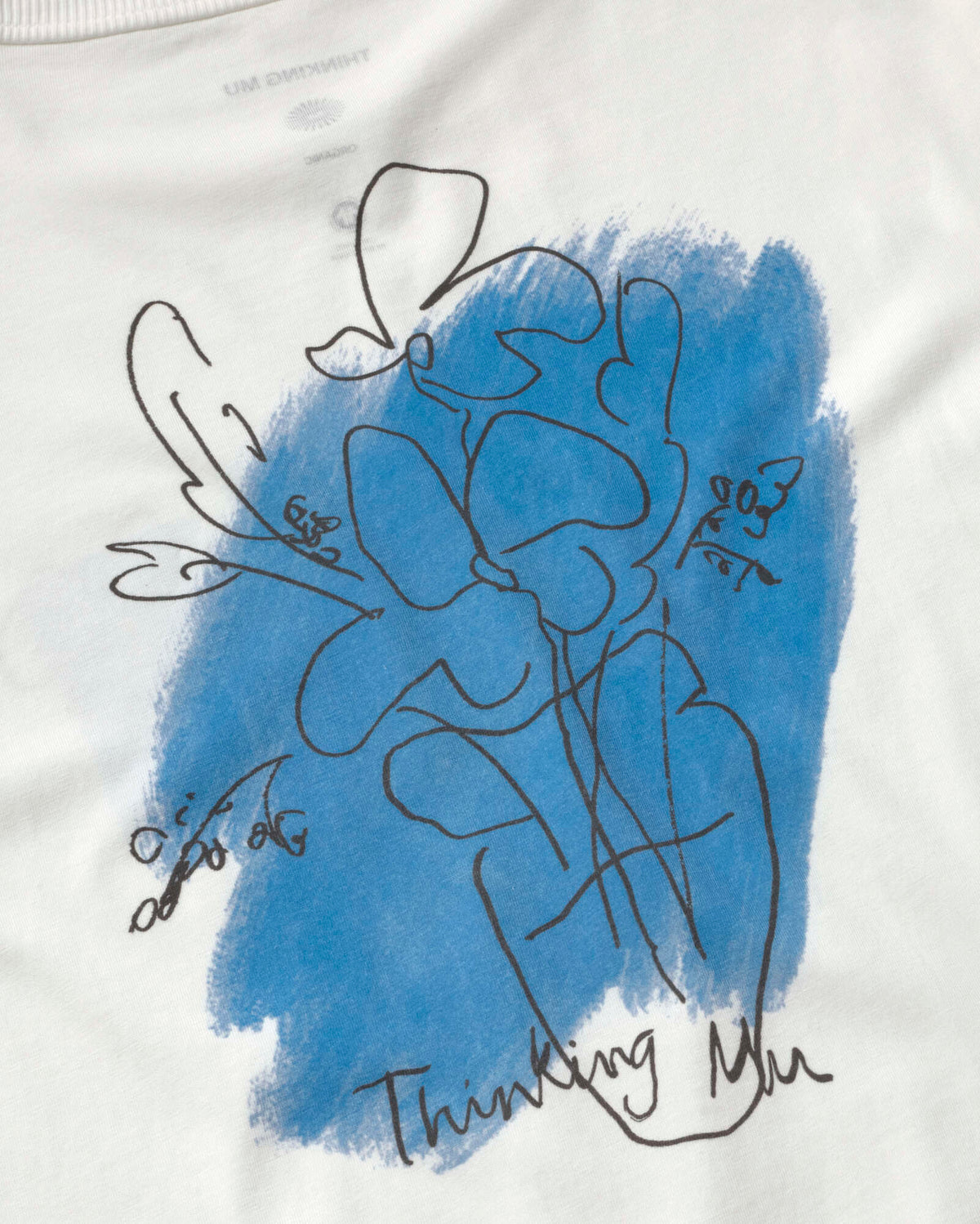 Camiseta flower Emilio R sostenible silueta - 2