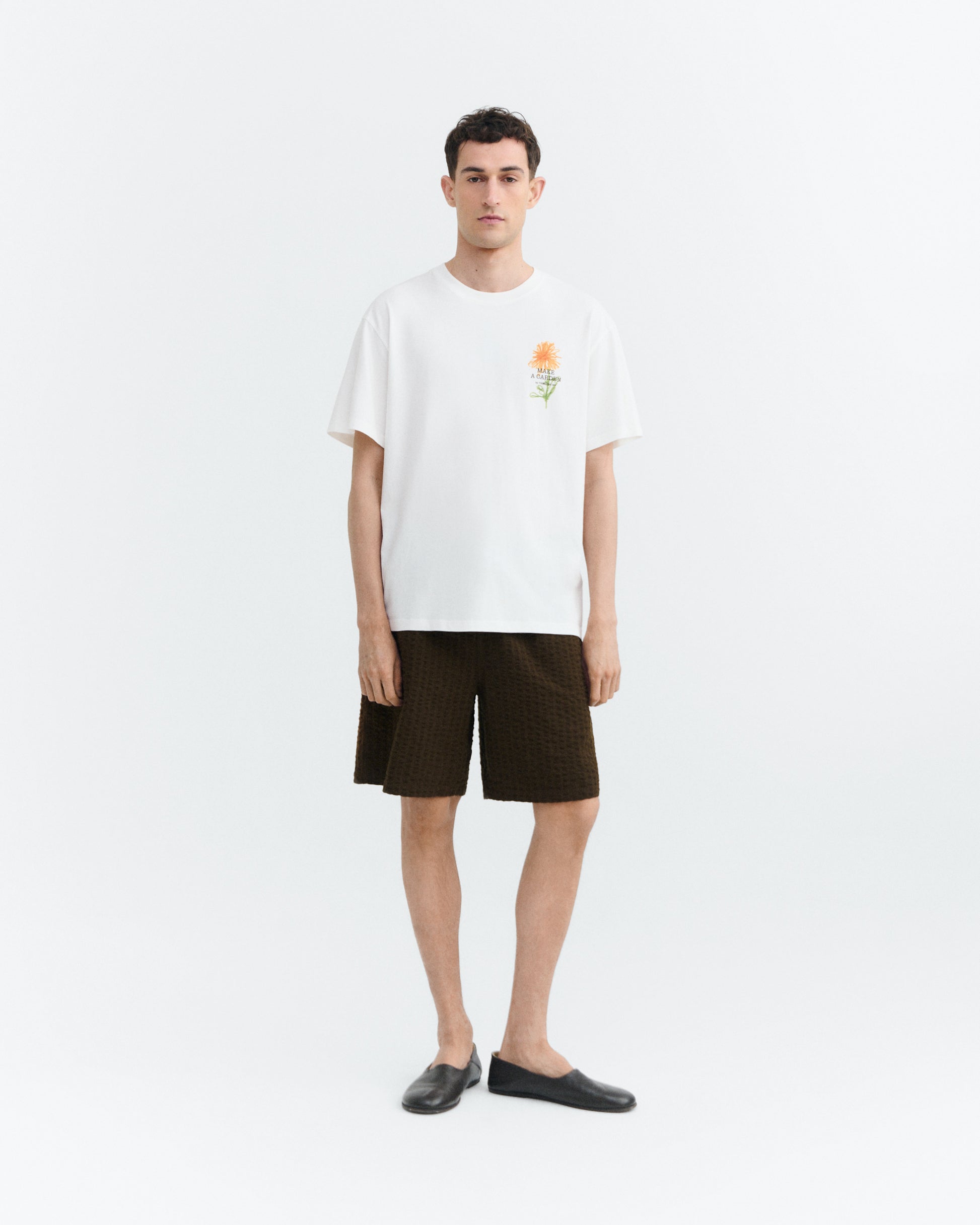 Camiseta flor crayon Aaron sostenible - 1