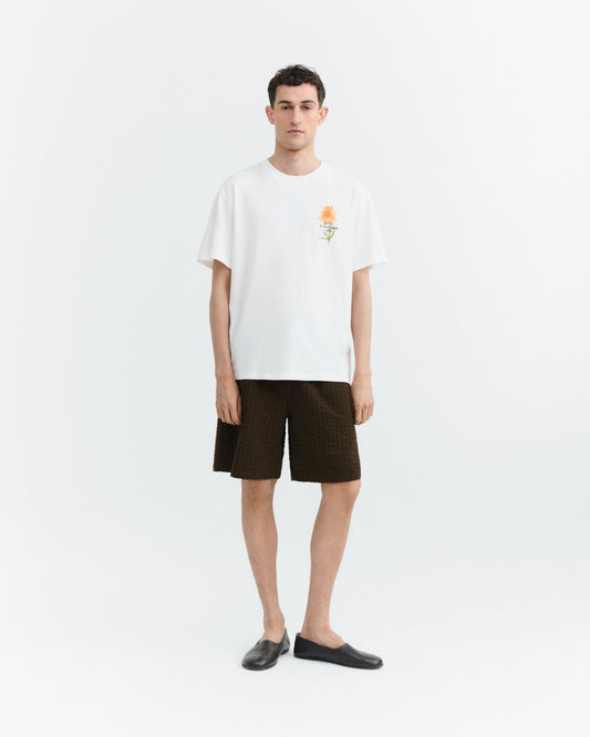 Camiseta flor crayon Aaron sostenible - 1