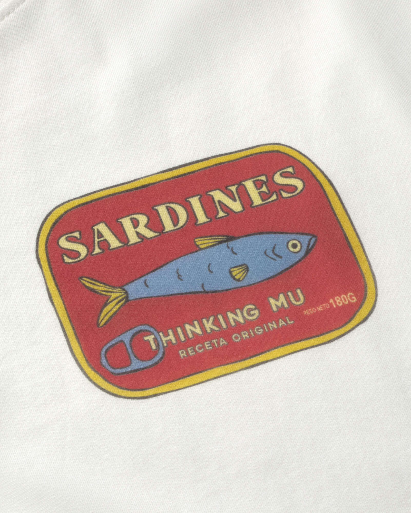 Camiseta sardines Aaron sostenible silueta - 2