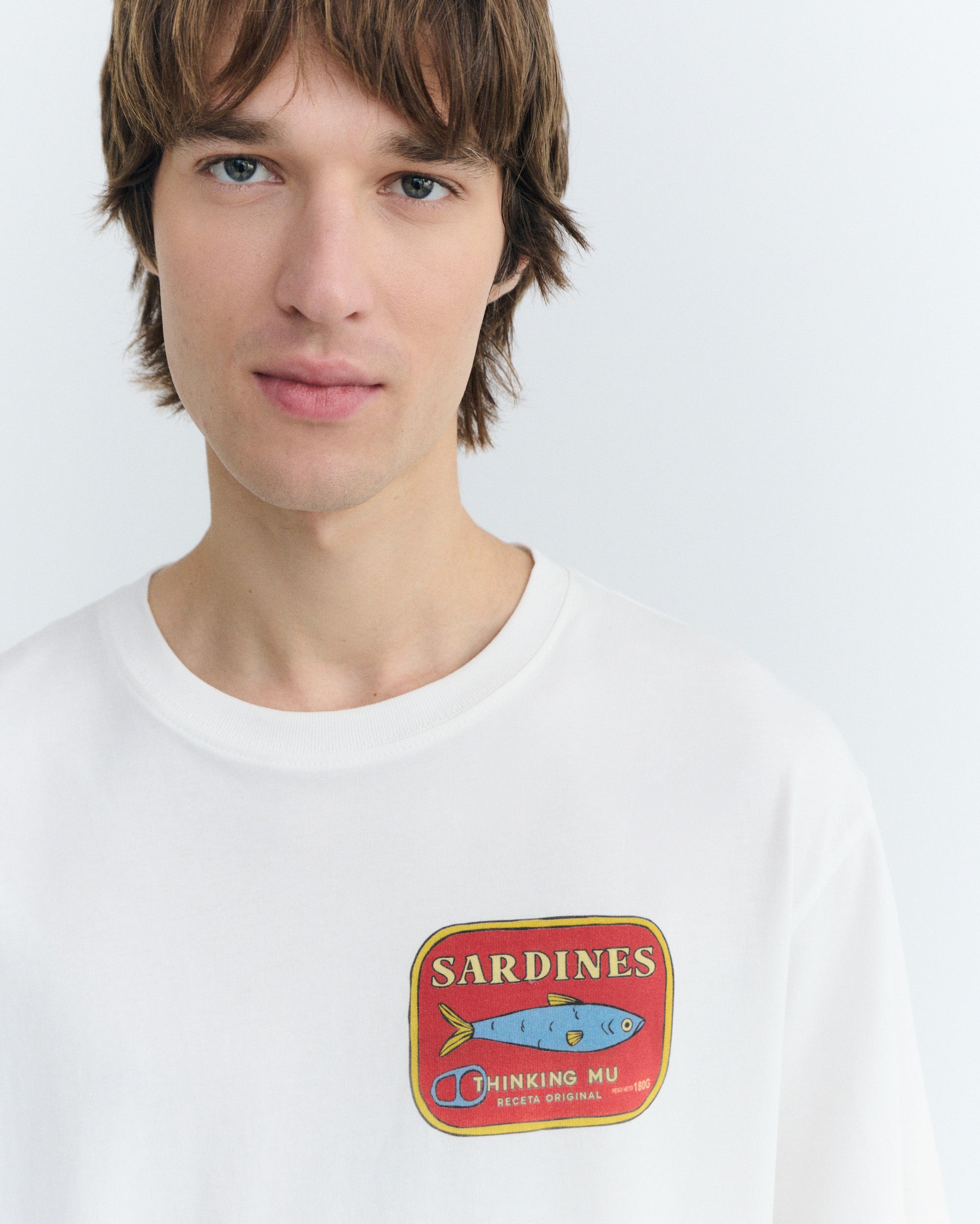 Aaron Sardines Men's T-Shirt - Thinking Mu