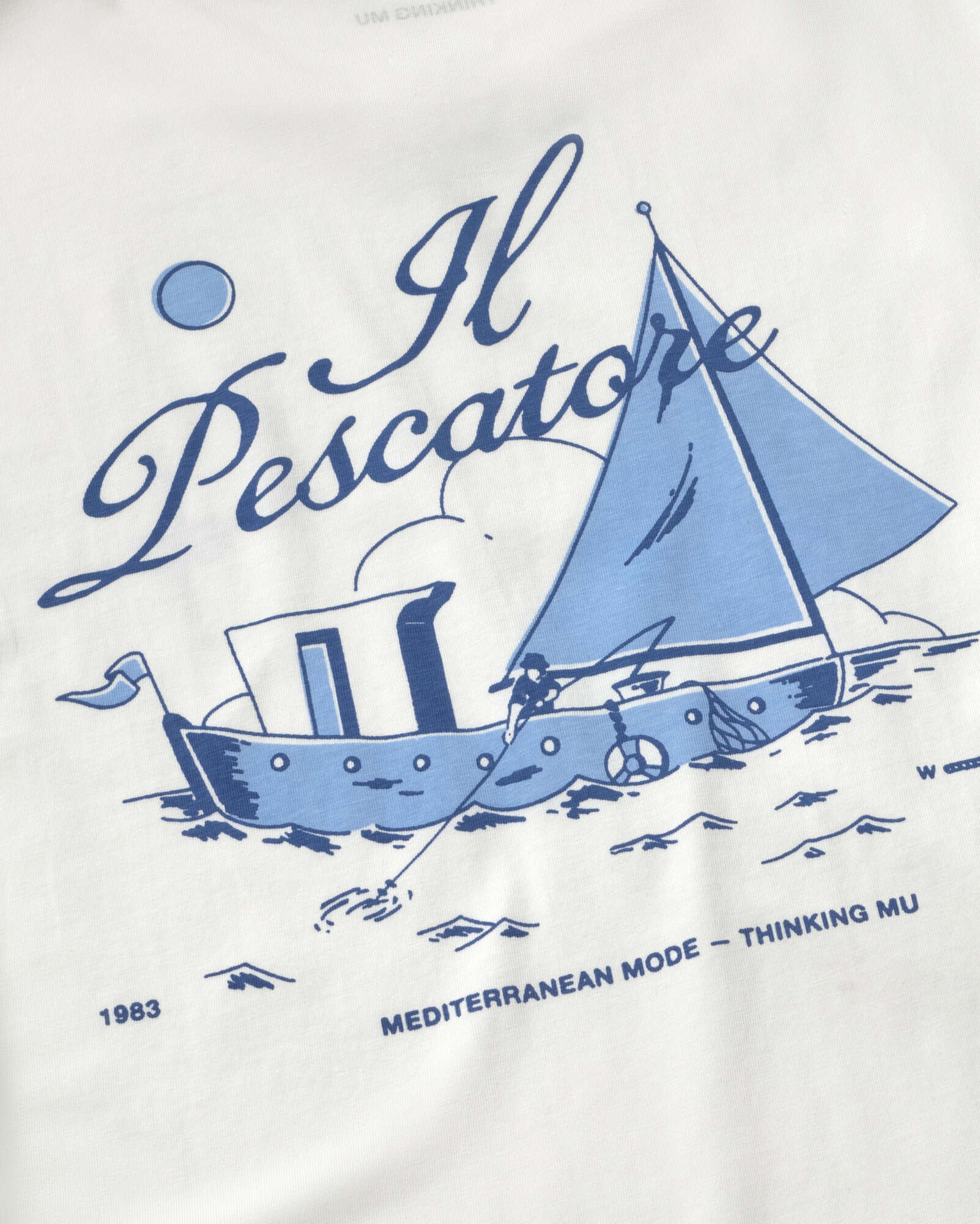 Camiseta pescatore Zach sostenible silueta - 2