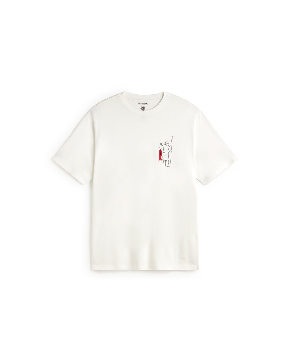 Camiseta bordada fisherman Zach sostenible silueta - 1