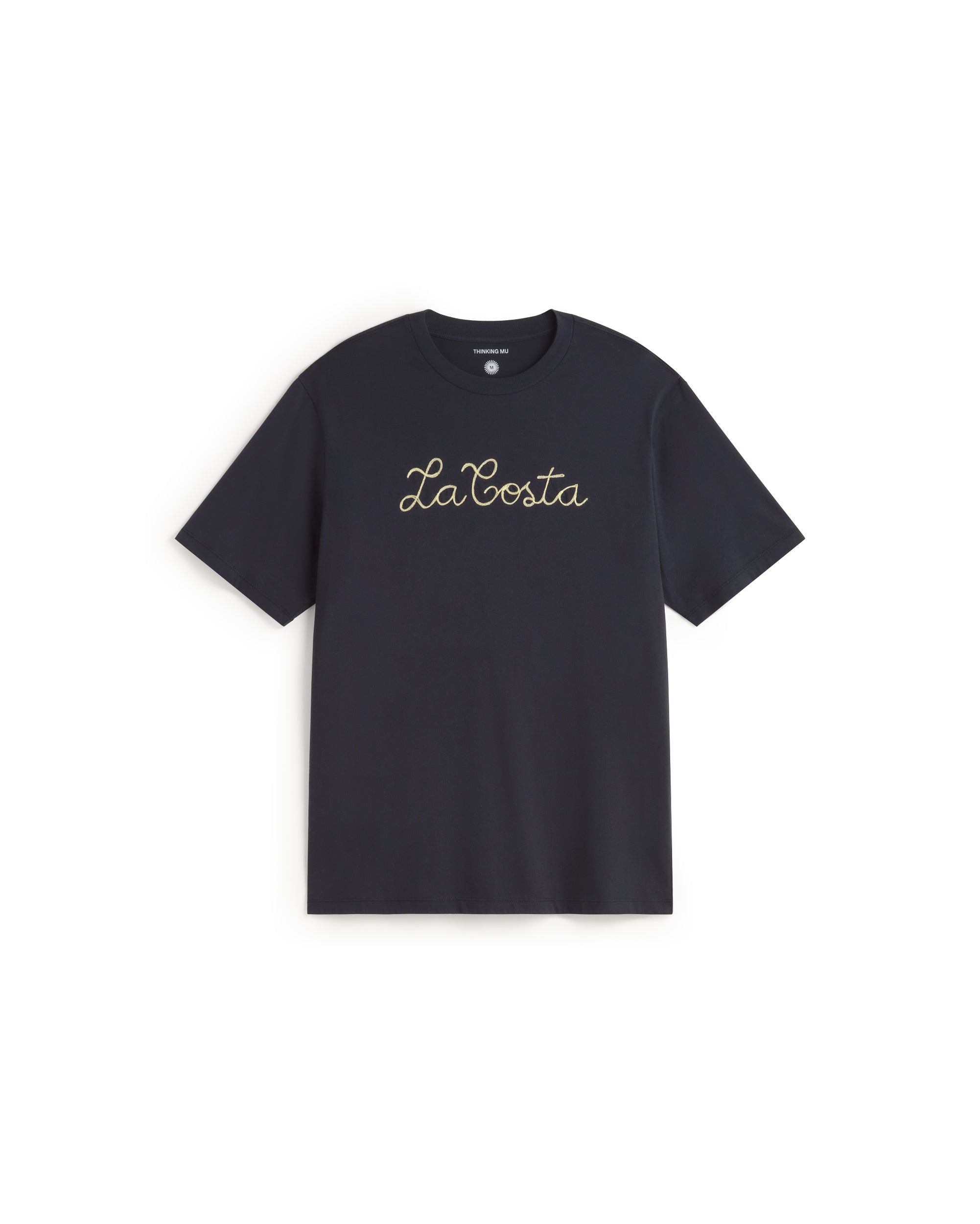 Men's Hand Embroidered T-Shirt La Costa Zach | Thinking Mu