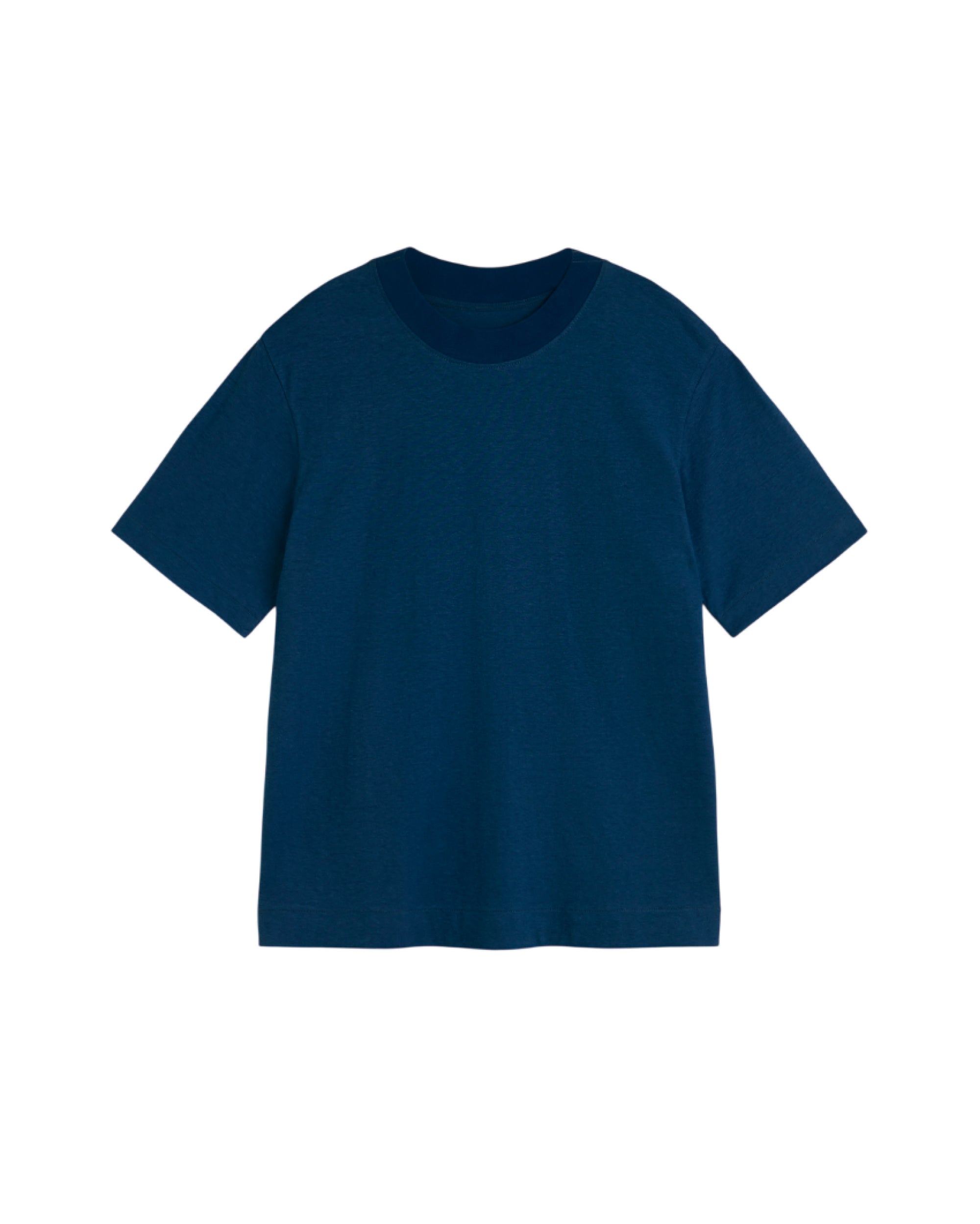 Camiseta navy hemp Roy sostenible silueta - 1