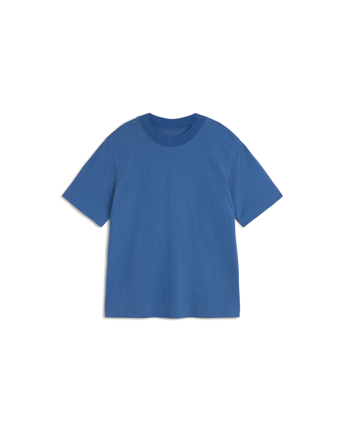 Camiseta azul hemp Roy sostenible silueta - 1