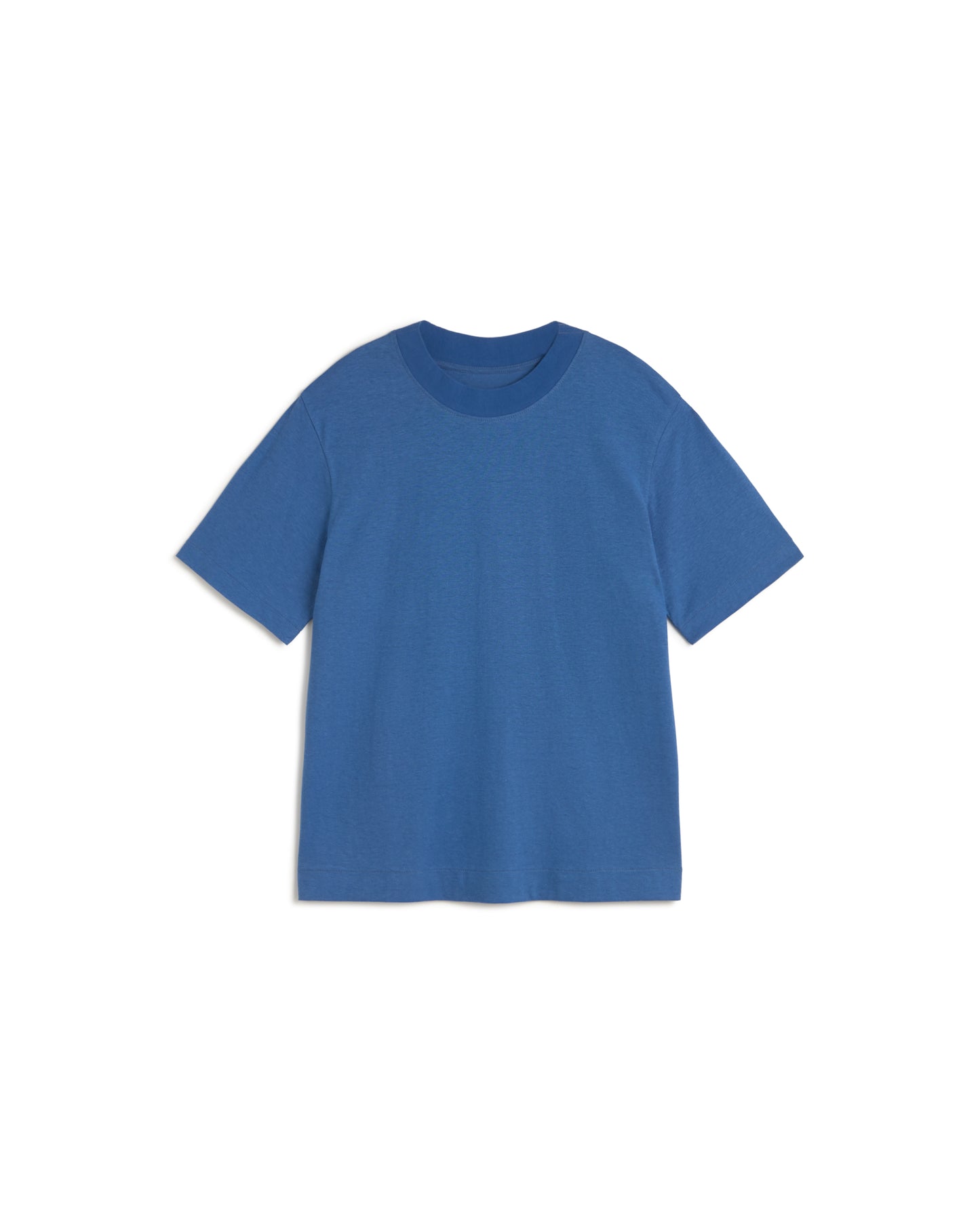 Camiseta azul hemp Roy sostenible silueta - 1