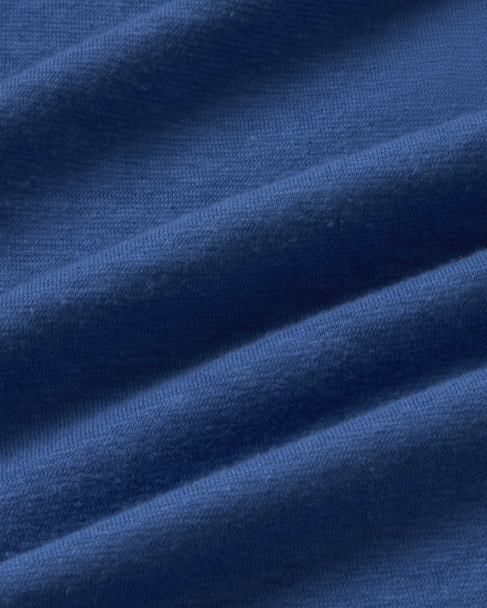 Camiseta azul hemp Roy sostenible silueta - 2