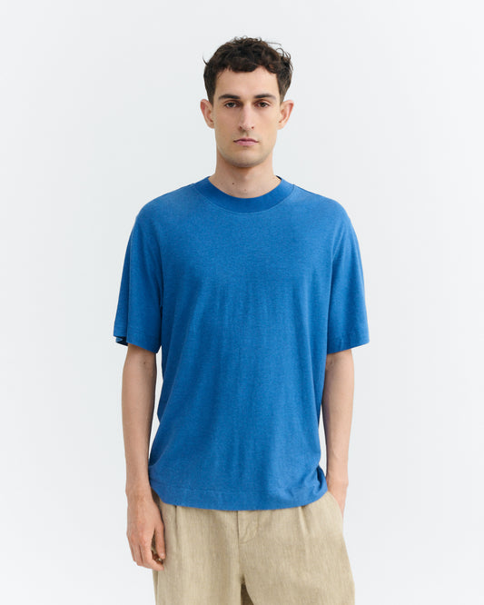 Camiseta azul hemp Roy sostenible - 2