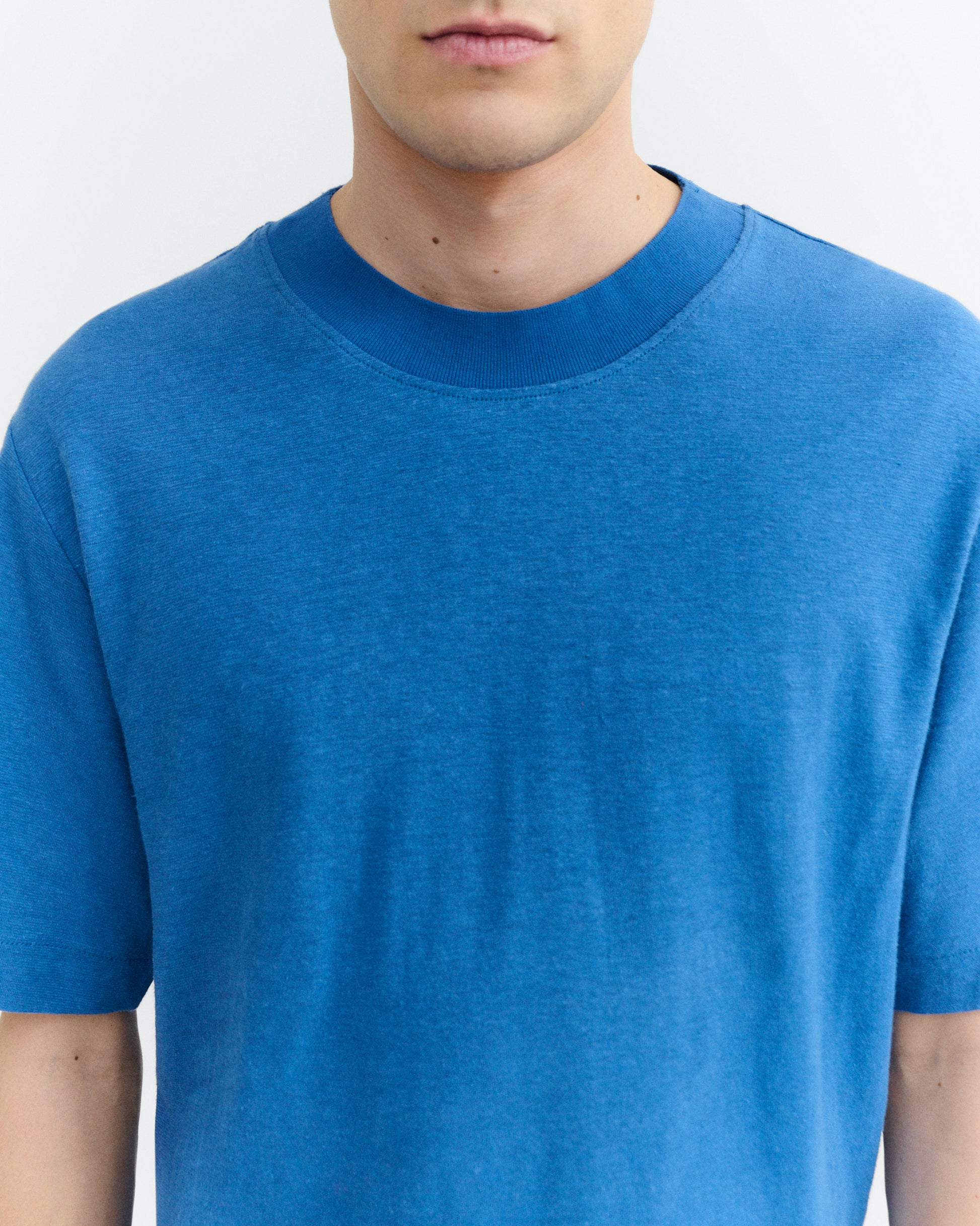 Camiseta azul hemp Roy sostenible - 3