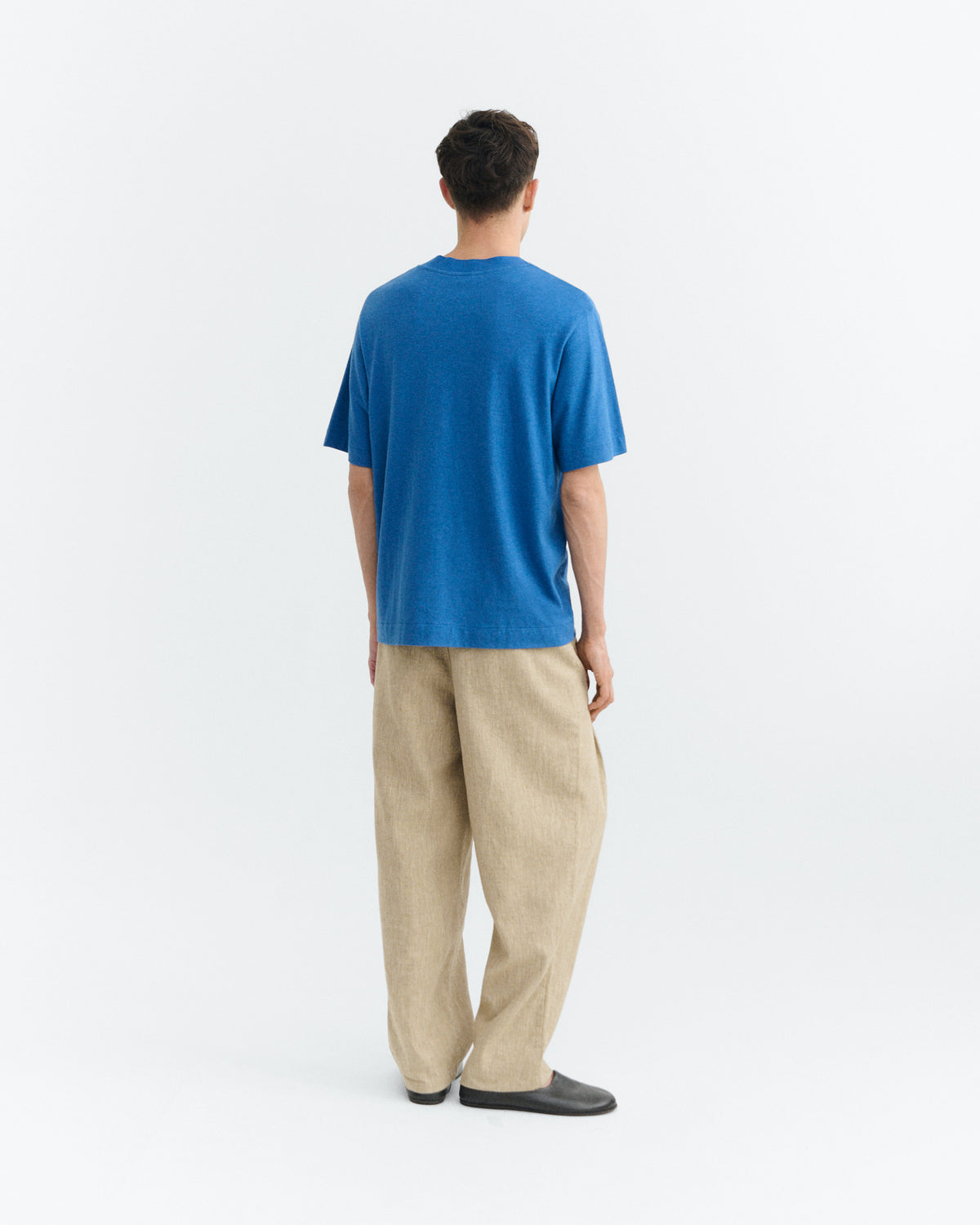 Camiseta azul hemp Roy sostenible - 4