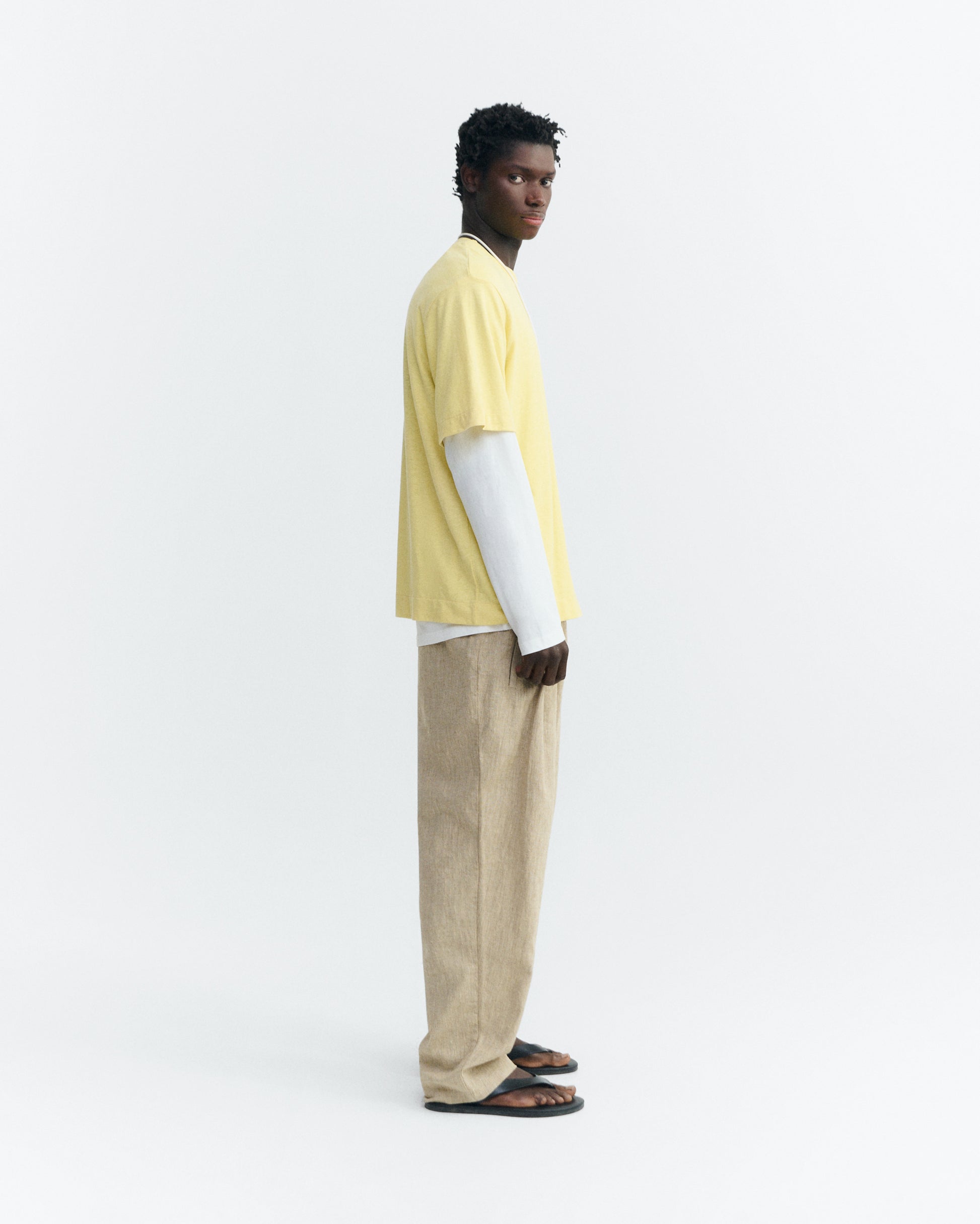 Camiseta amarilla hemp Roy sostenible - 2