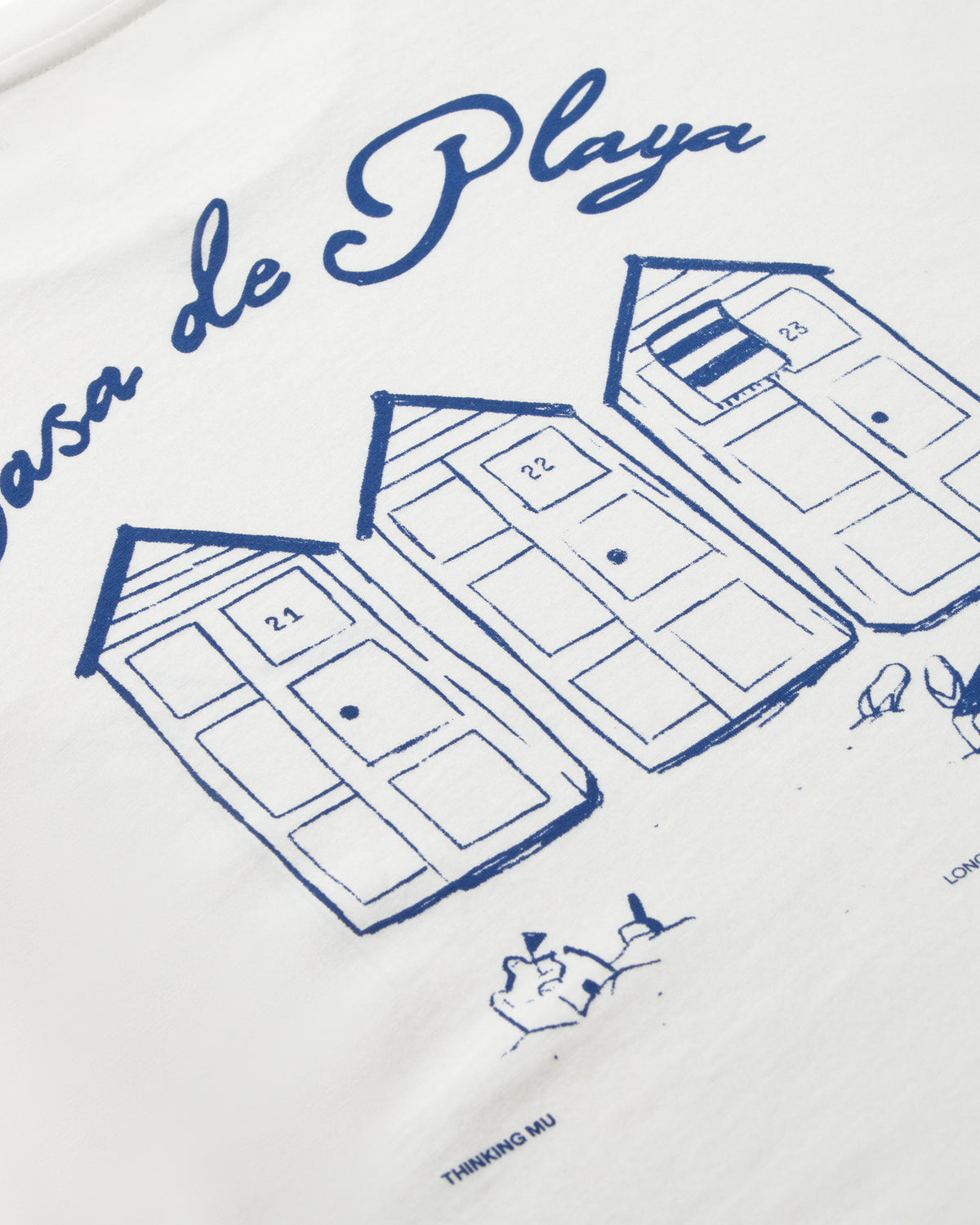 Camiseta casa de playa Aaron sostenible silueta - 2