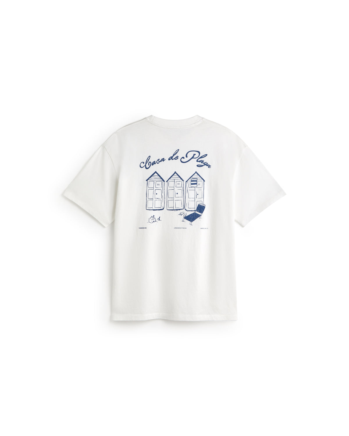 Camiseta casa de playa Aaron sostenible silueta - 3