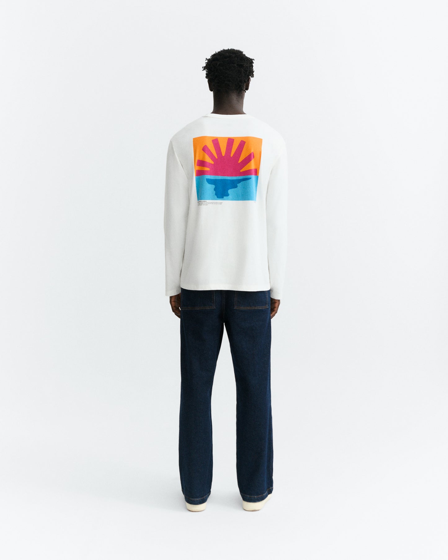 Camiseta manga larga mediterranean sunrise Emilio sostenible - 4
