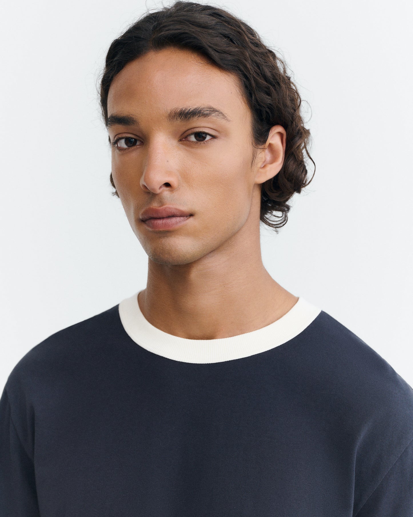 Camiseta manga larga navy Emilio sostenible - 3
