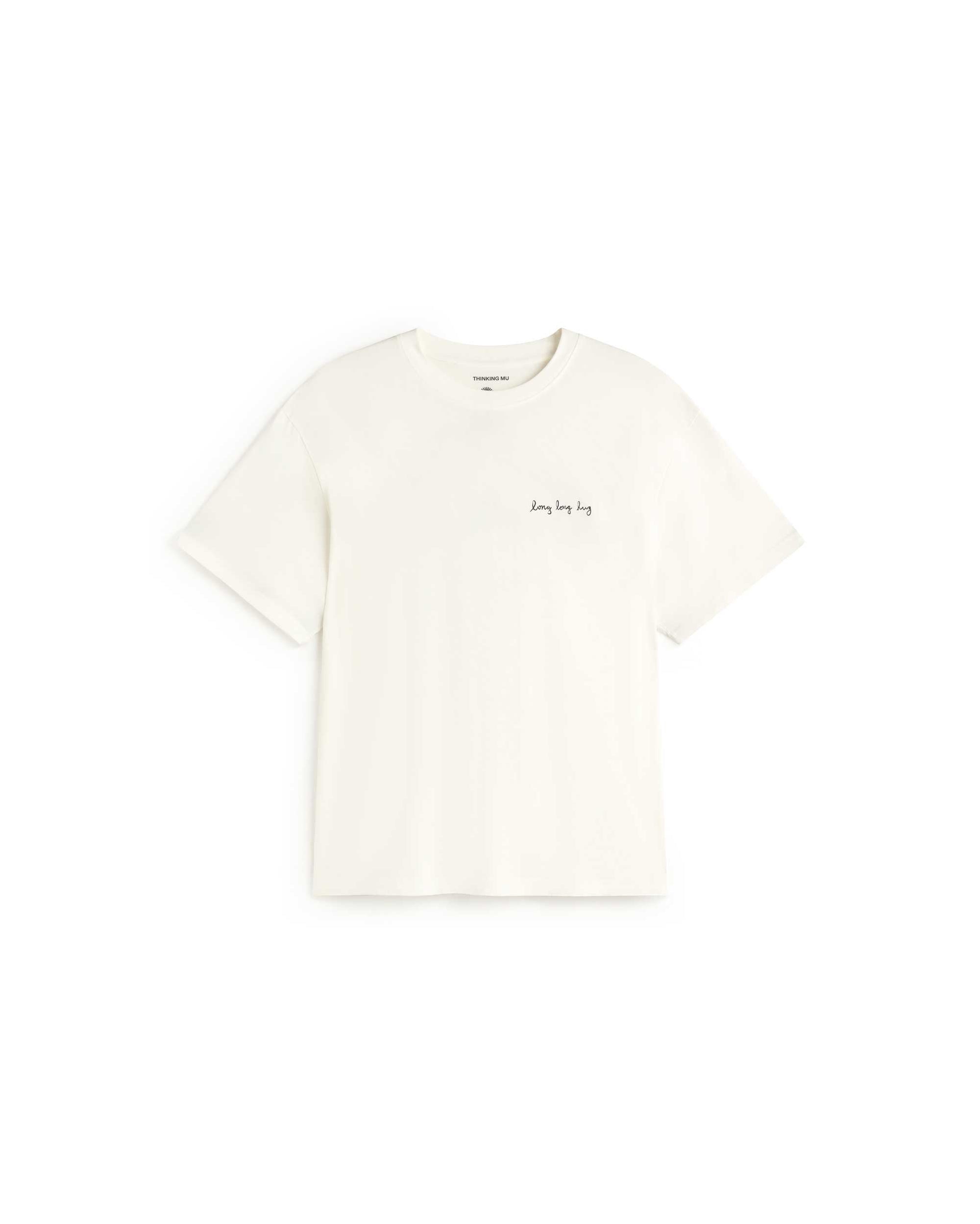 Camiseta long hug Aaron sostenible silueta - 1
