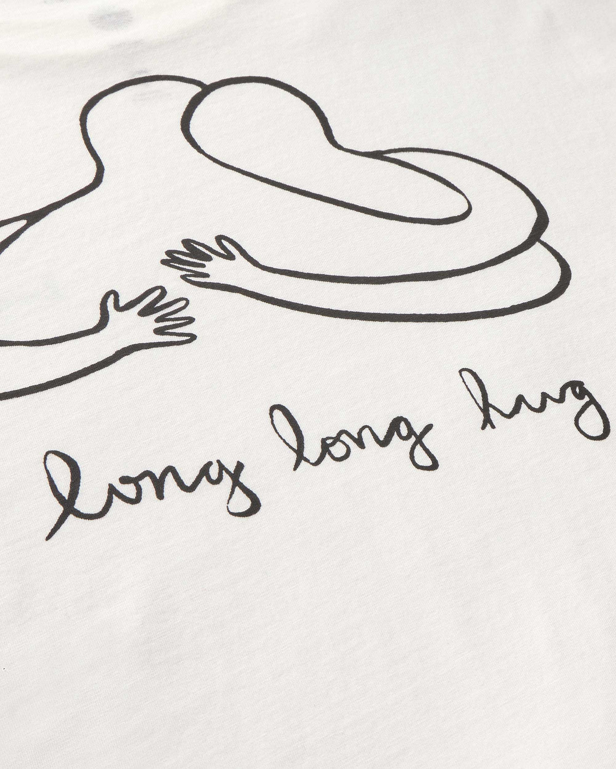 Camiseta long hug Aaron sostenible silueta - 2