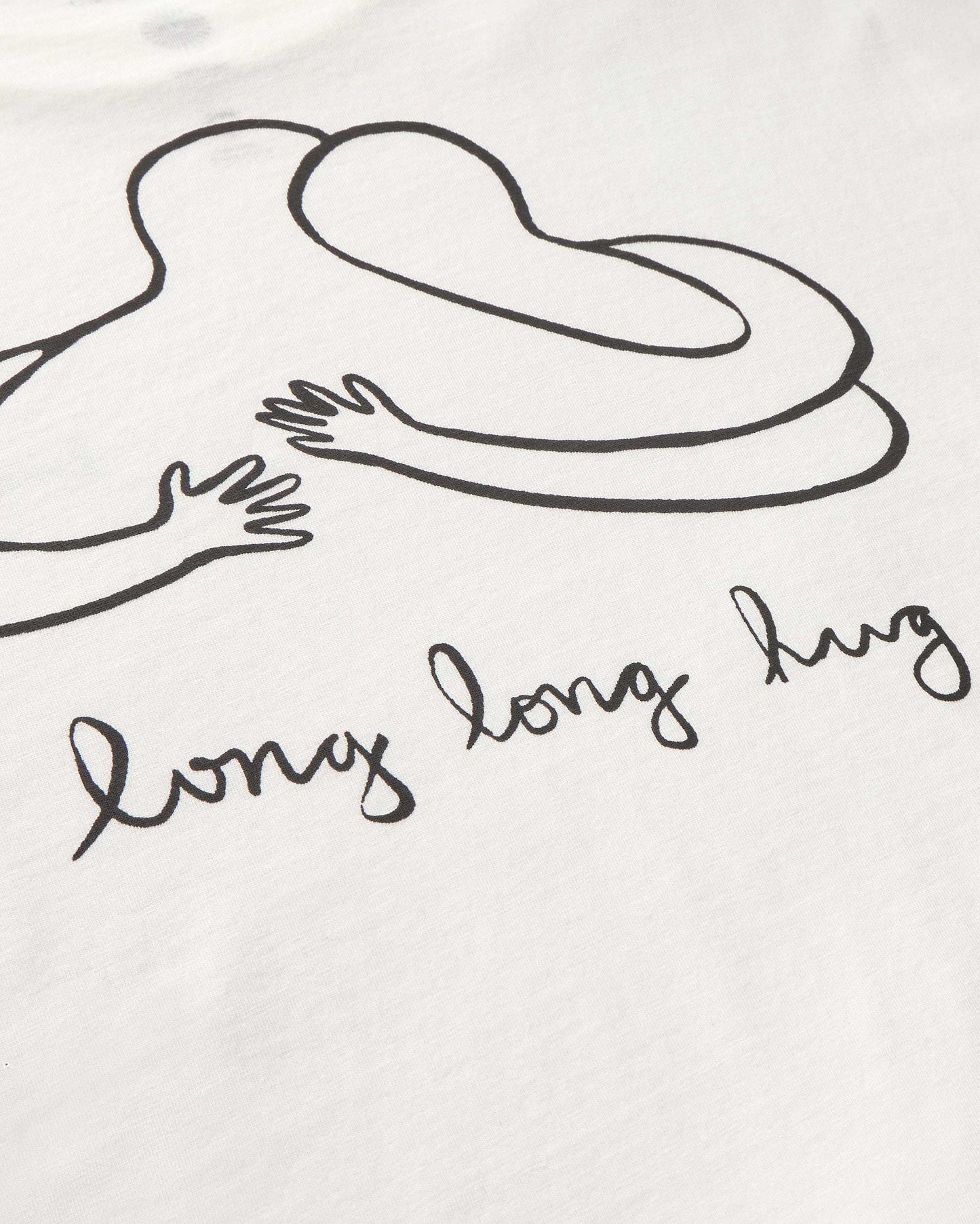 Camiseta long hug Aaron sostenible silueta - 2