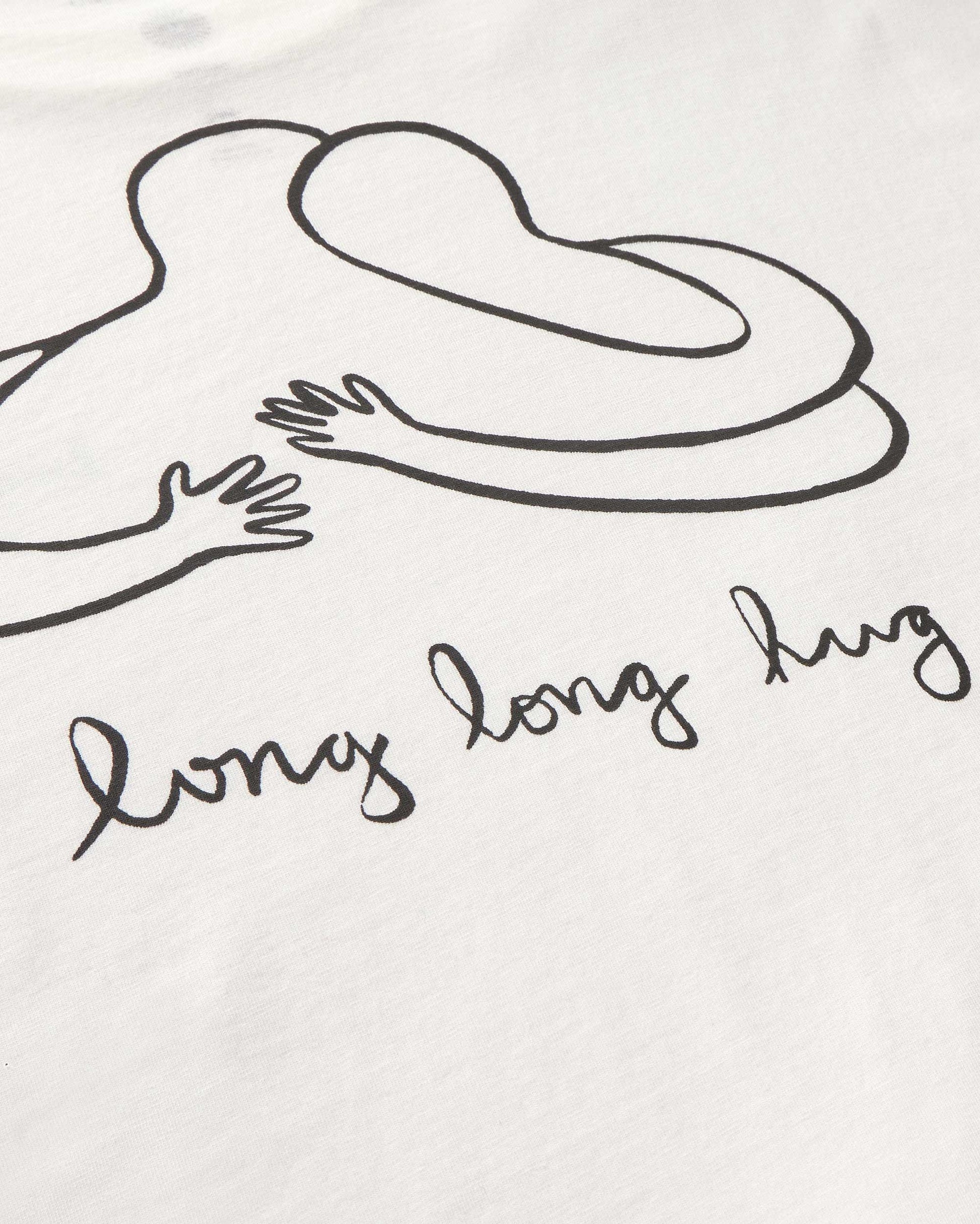 Camiseta long hug Aaron sostenible silueta - 2