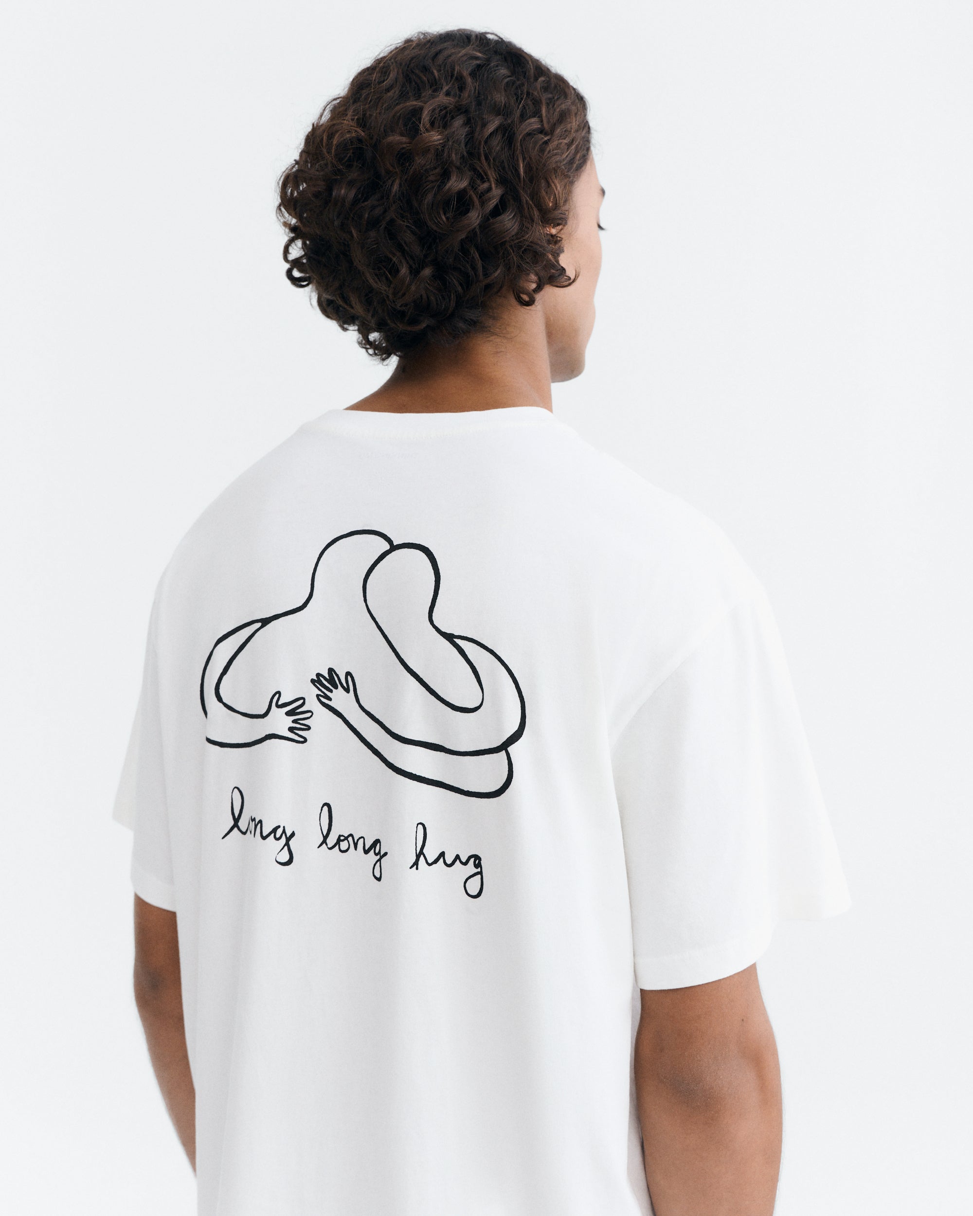Camiseta long hug Aaron sostenible - 4