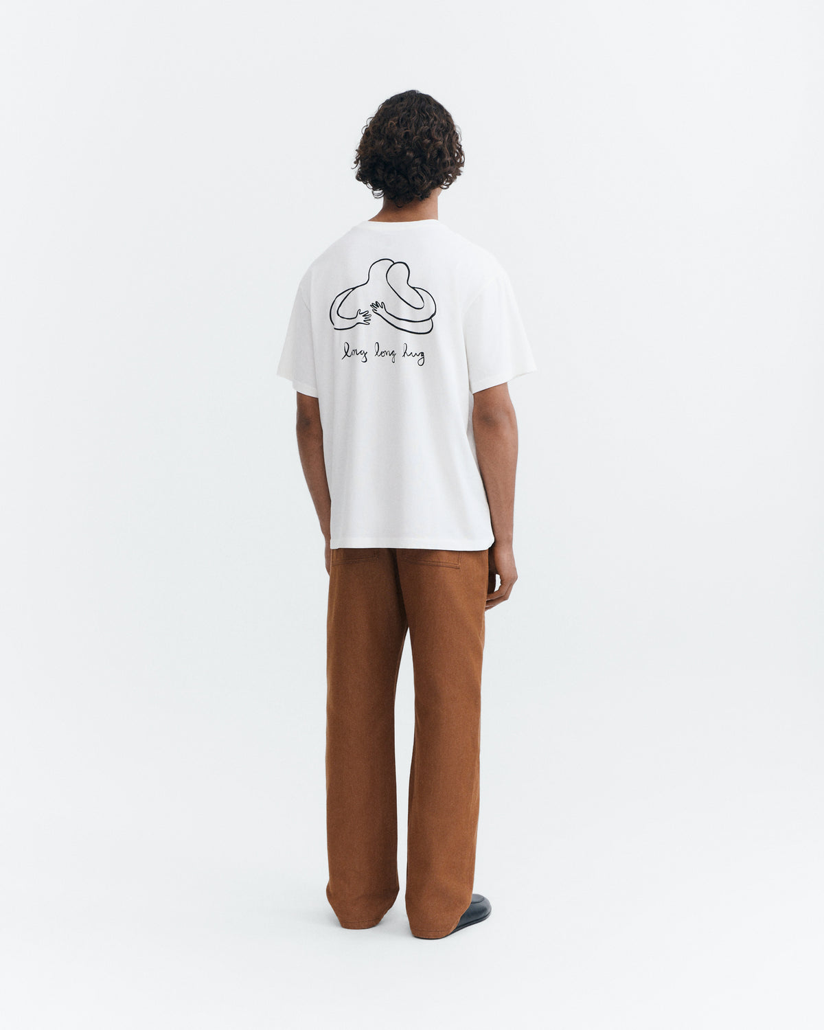 Camiseta long hug Aaron sostenible - 5