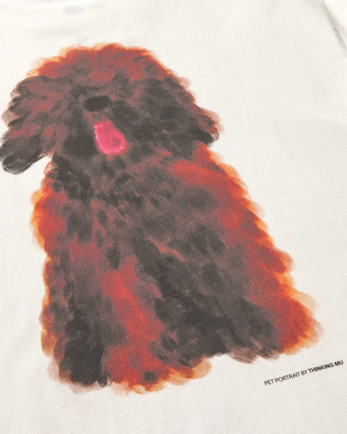 Camiseta pet portrait Aaron sostenible silueta - 2