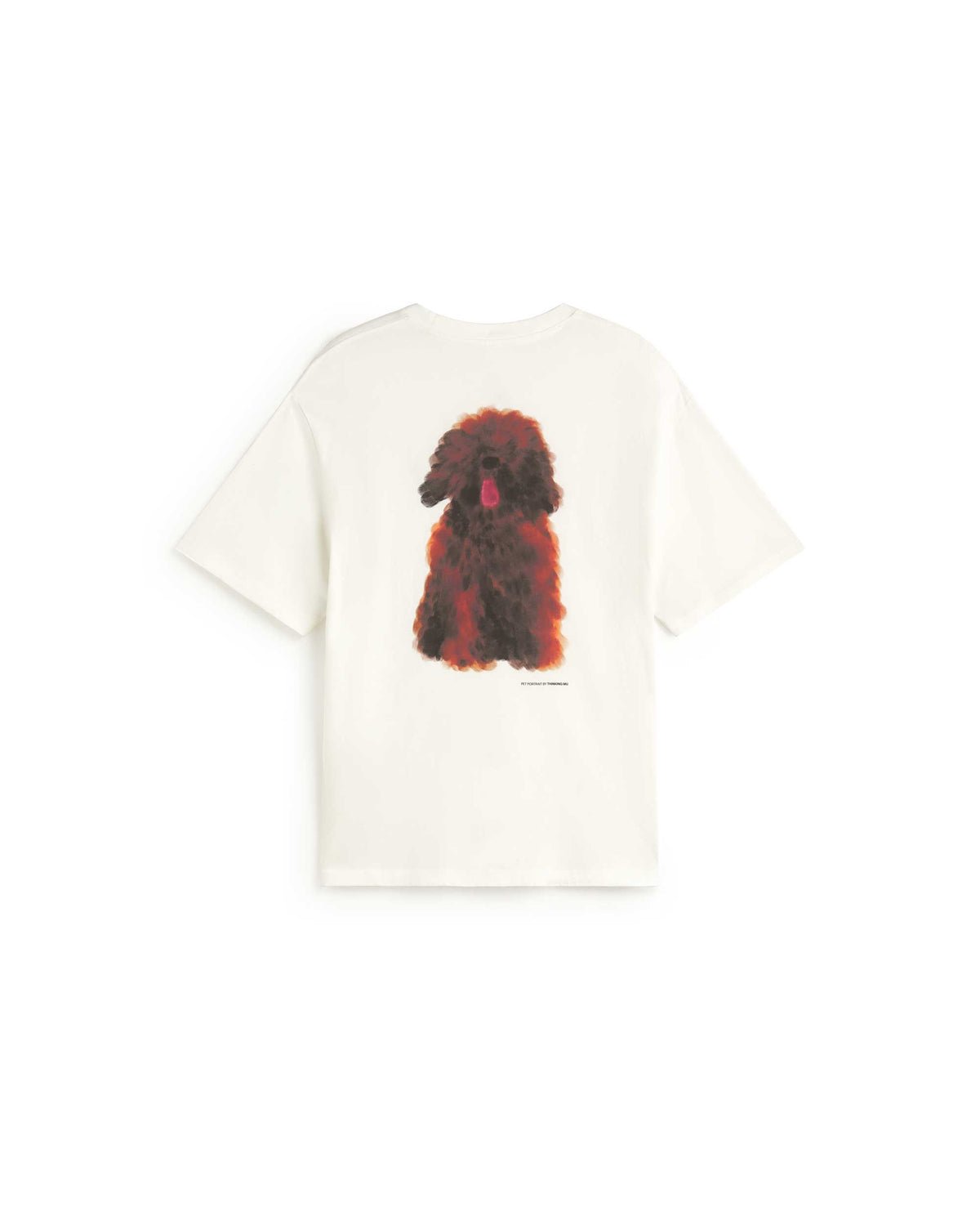 Camiseta pet portrait Aaron sostenible silueta - 1