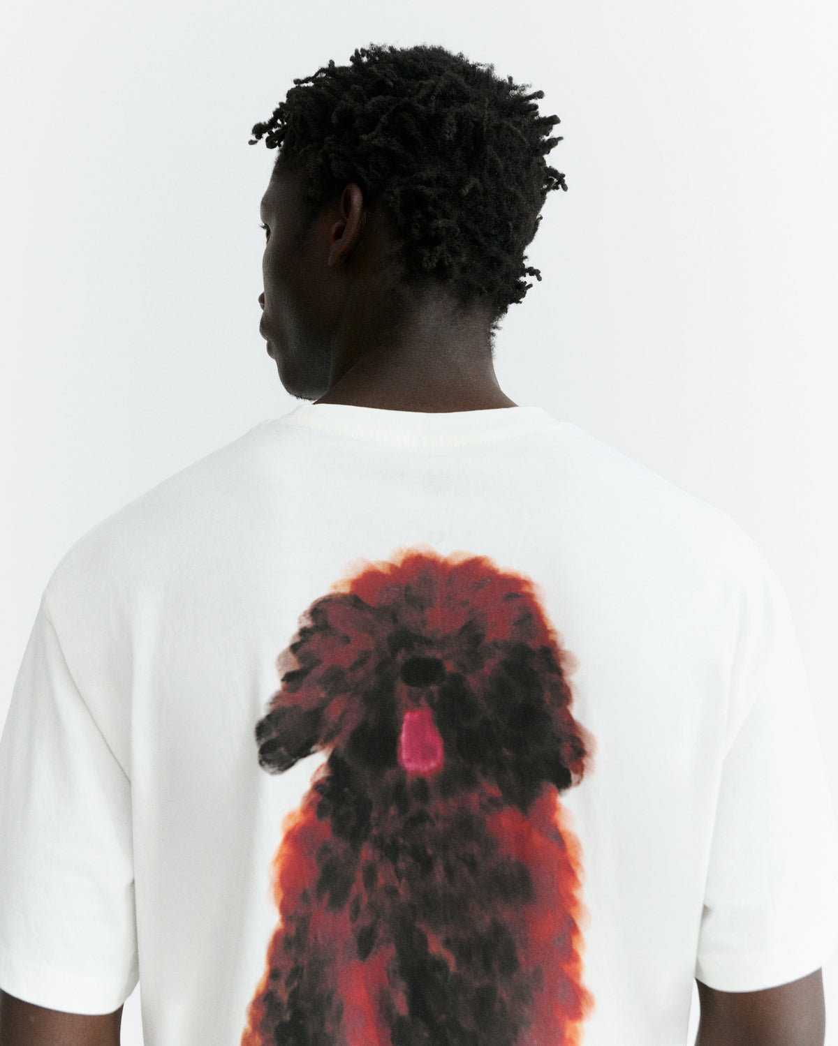 Camiseta pet portrait Aaron sostenible - 4