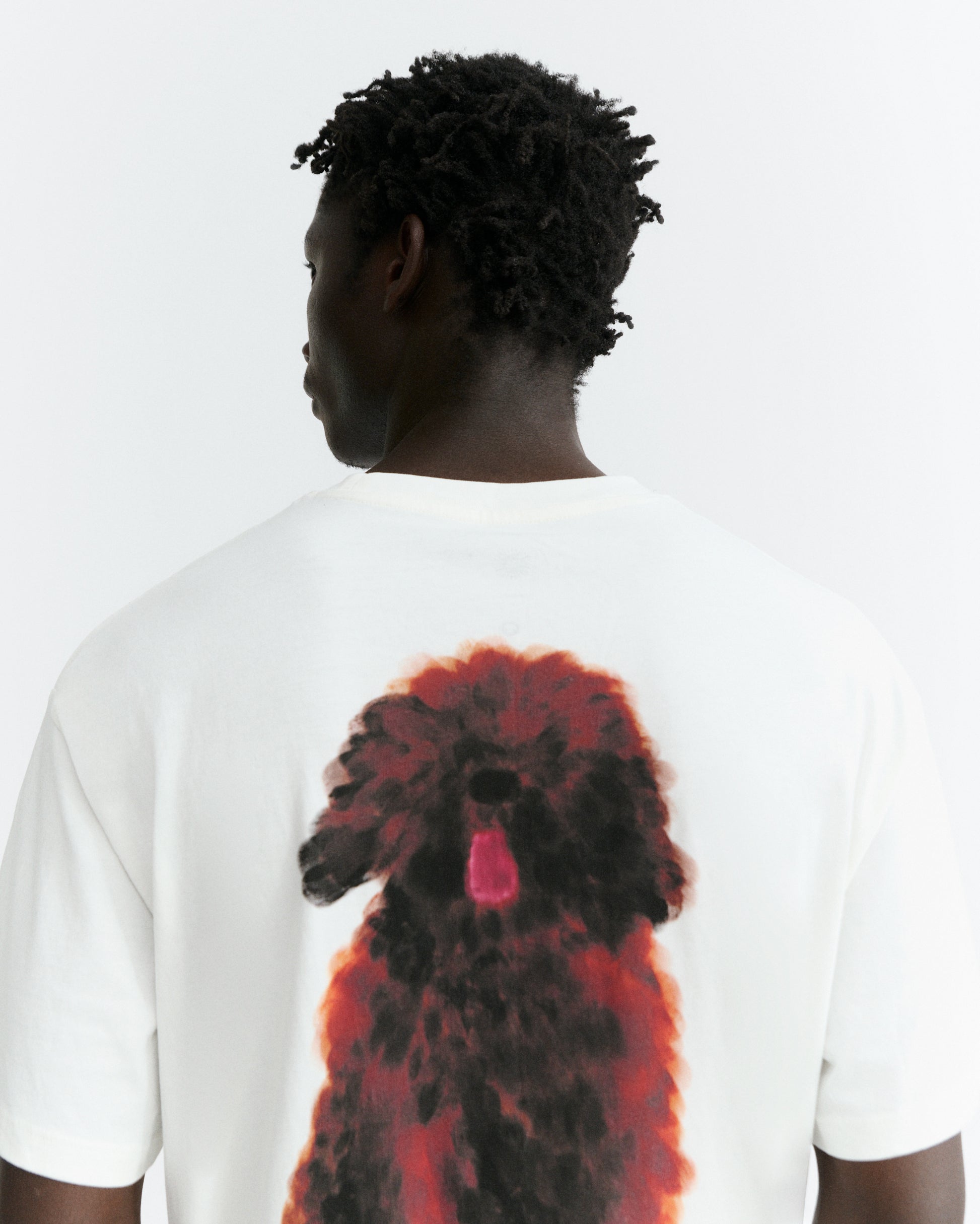 Camiseta pet portrait Aaron sostenible - 4