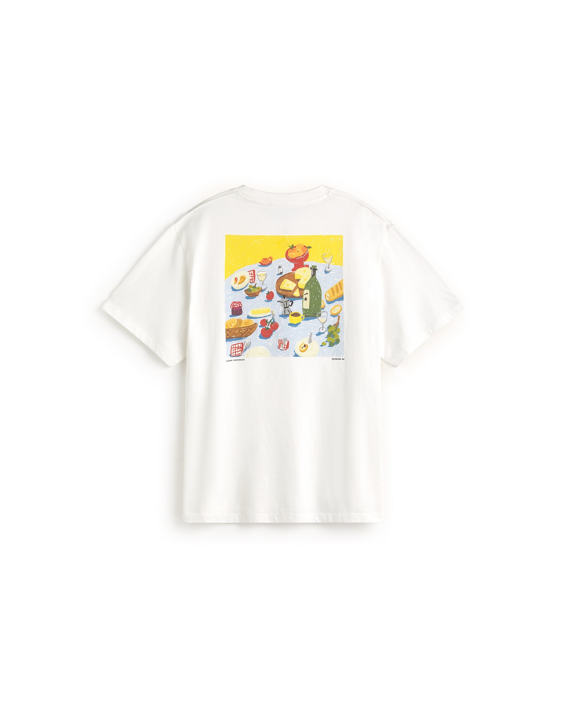 Camiseta costumbres Aaron sostenible silueta - 3