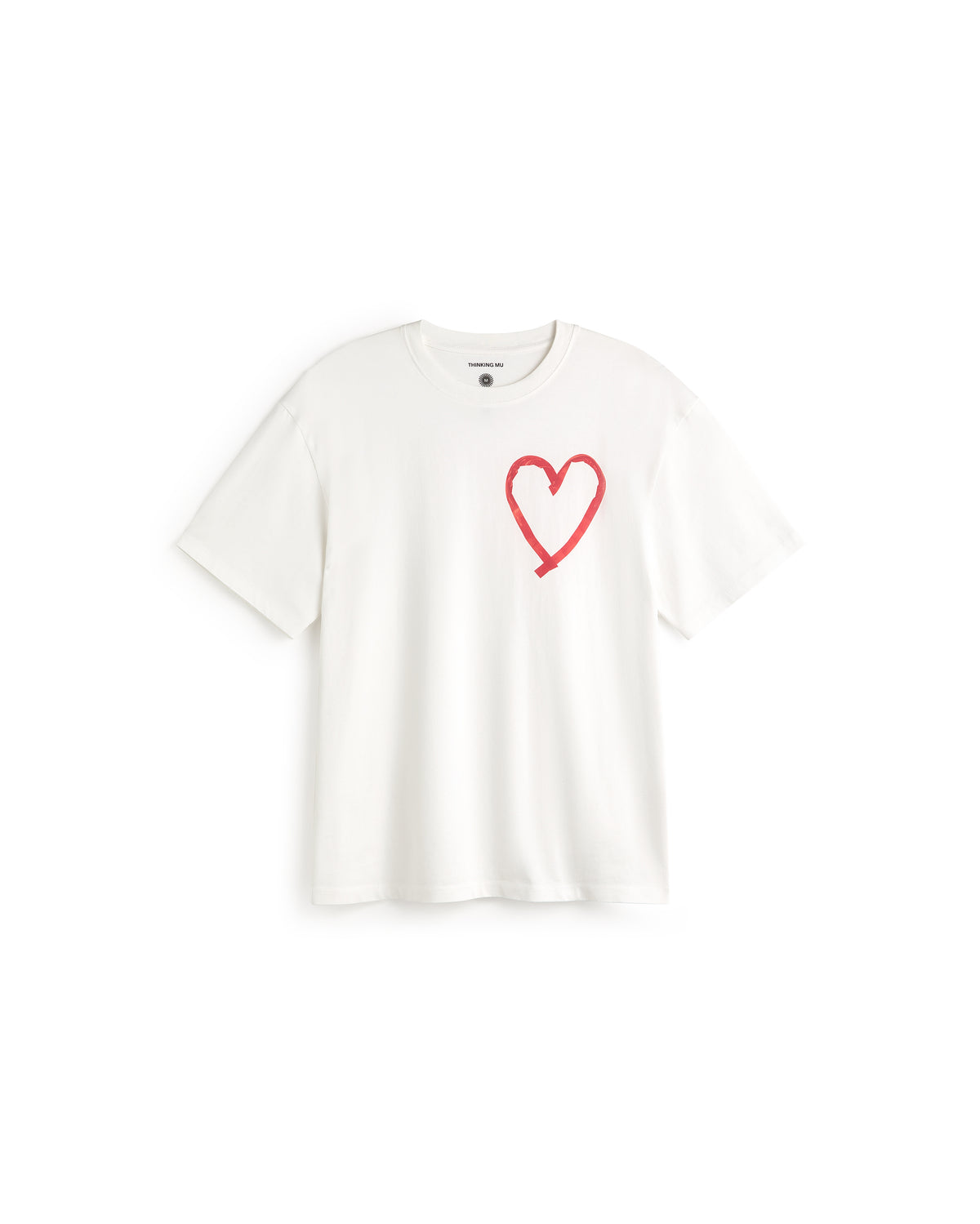 Camiseta heart tape Aaron sostenible silueta - 1