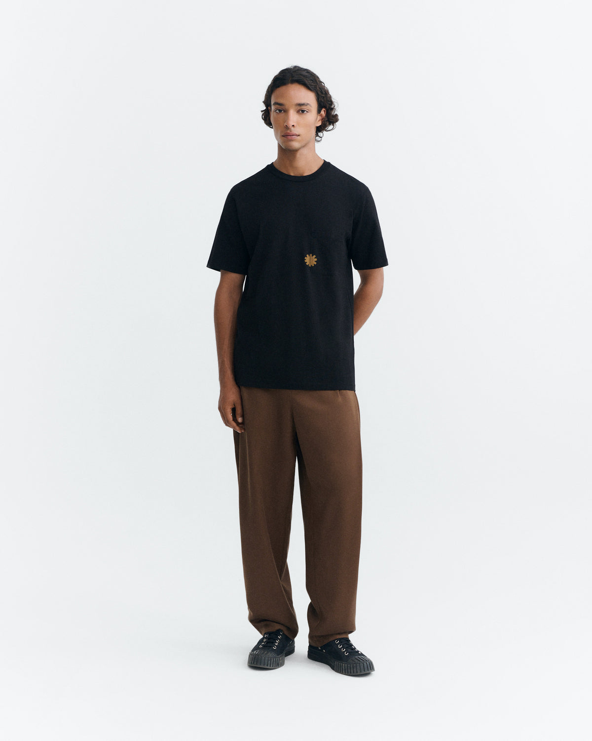 Camiseta negra bolsillo sonne Zach P sostenible - 1