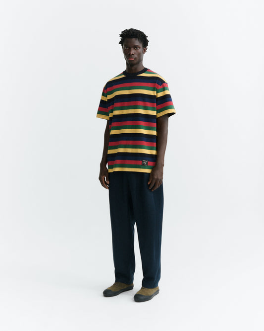 Camiseta rayas multicolor Aaron R sostenible - 1