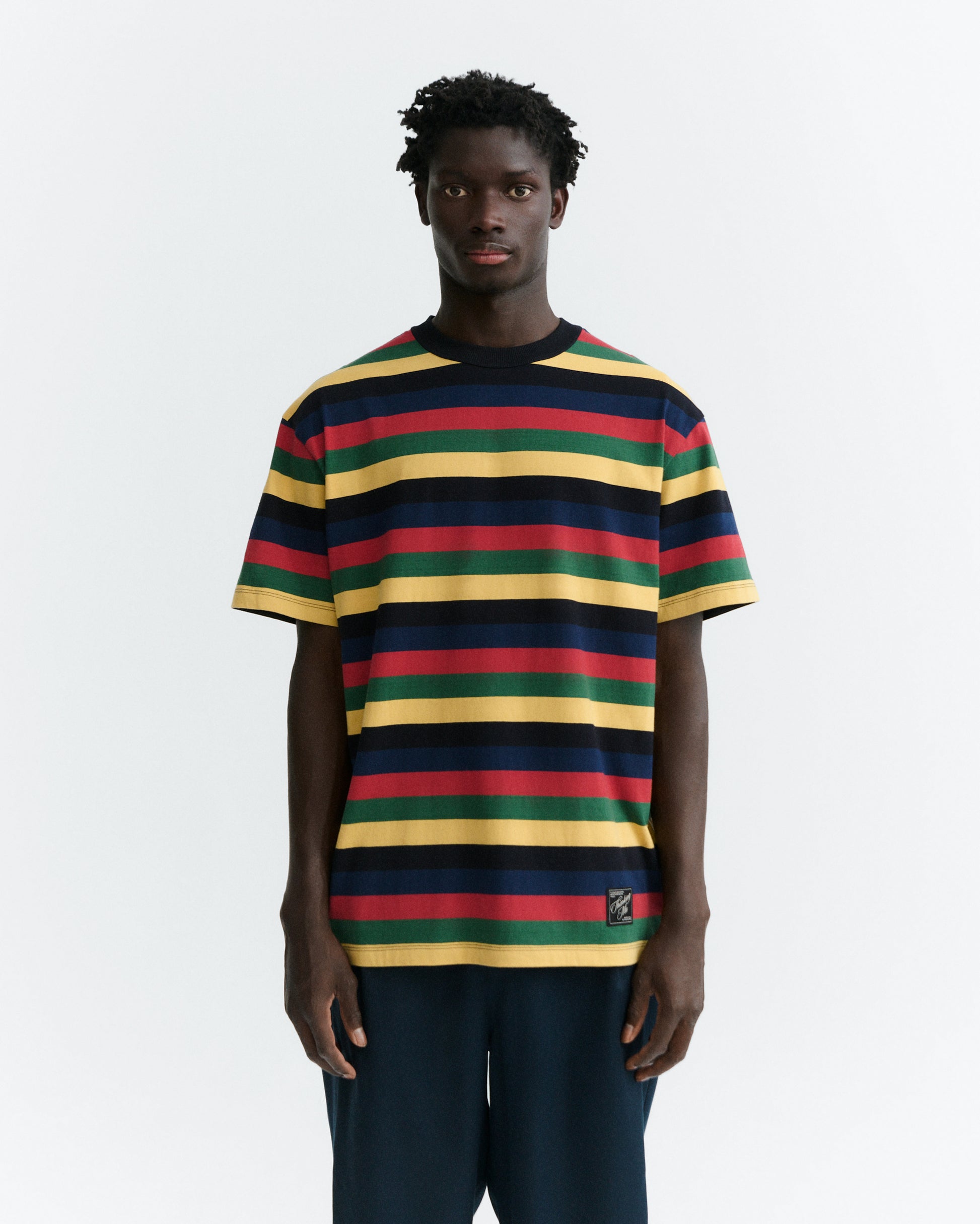 Camiseta rayas multicolor Aaron R sostenible - 2