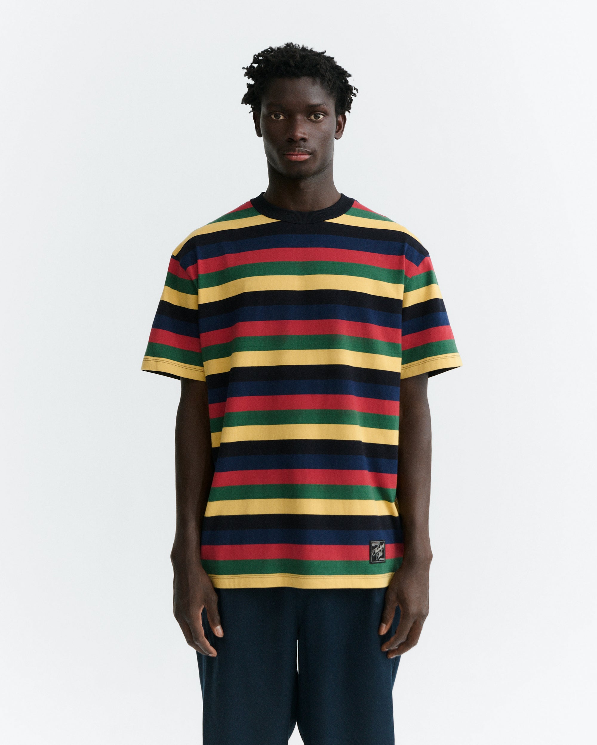 Camiseta rayas multicolor Aaron R sostenible - 2