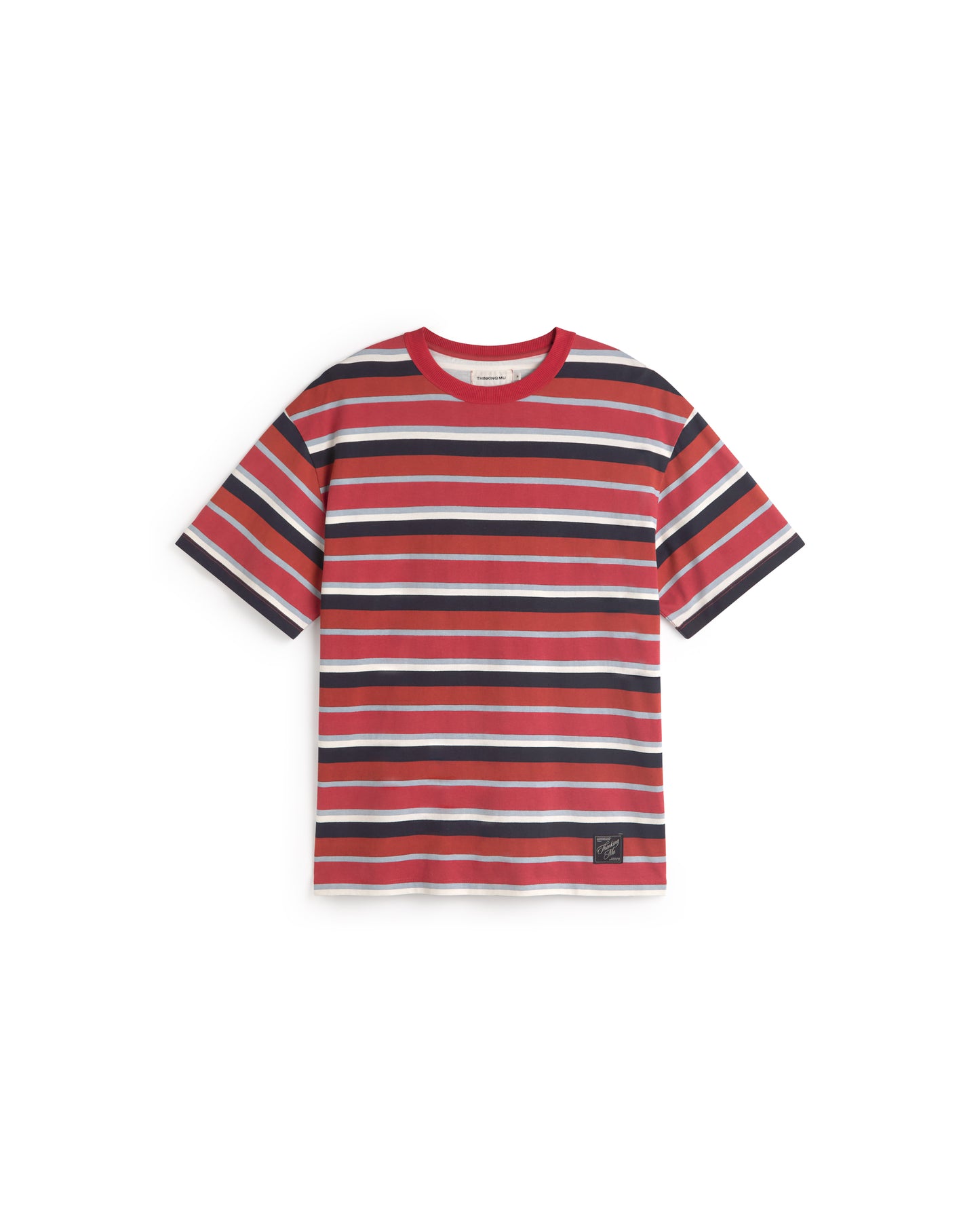 Camiseta rayas kiki Aaron R sostenible silueta - 1