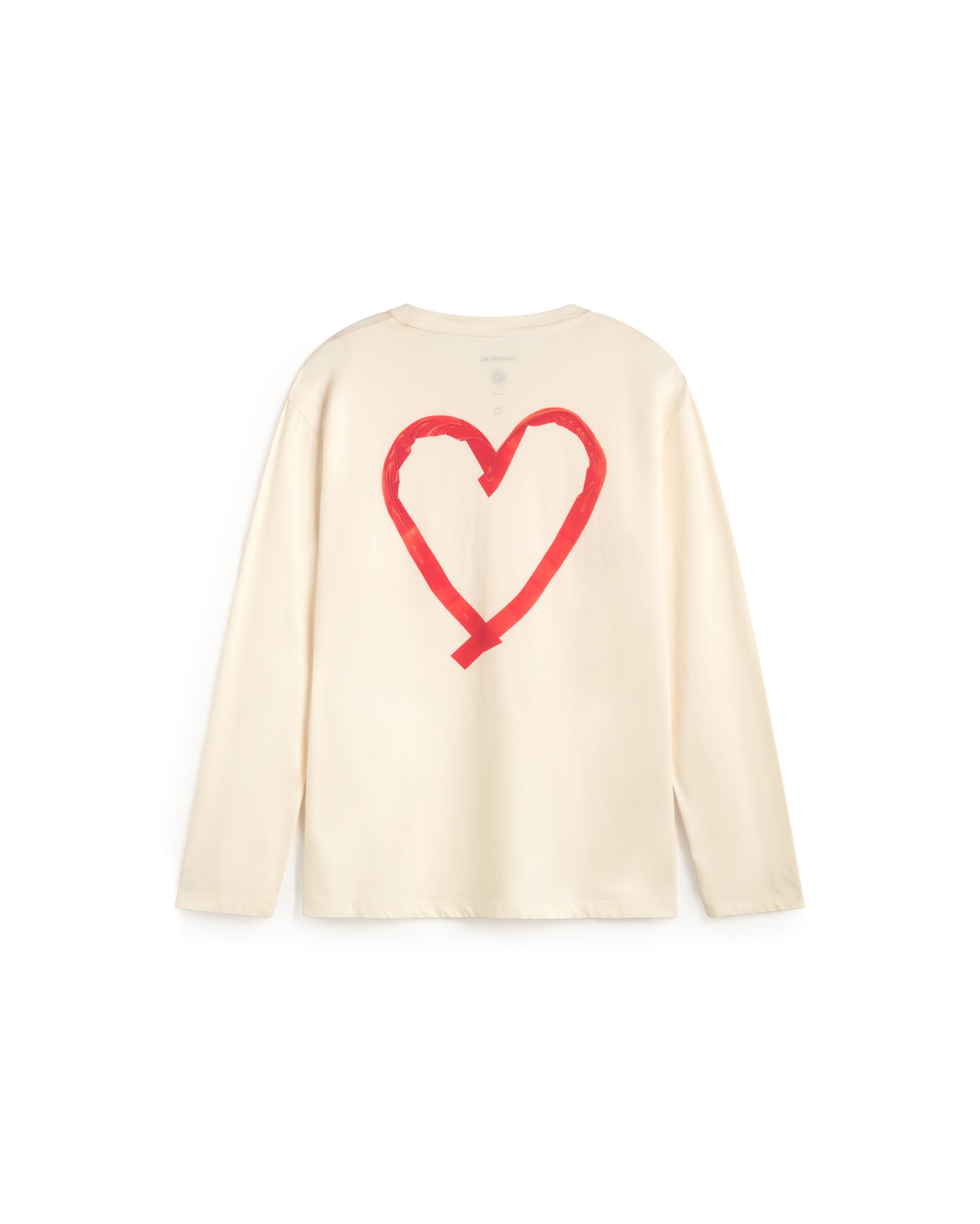 Camiseta manga larga heart tape Emilio sostenible silueta - 3