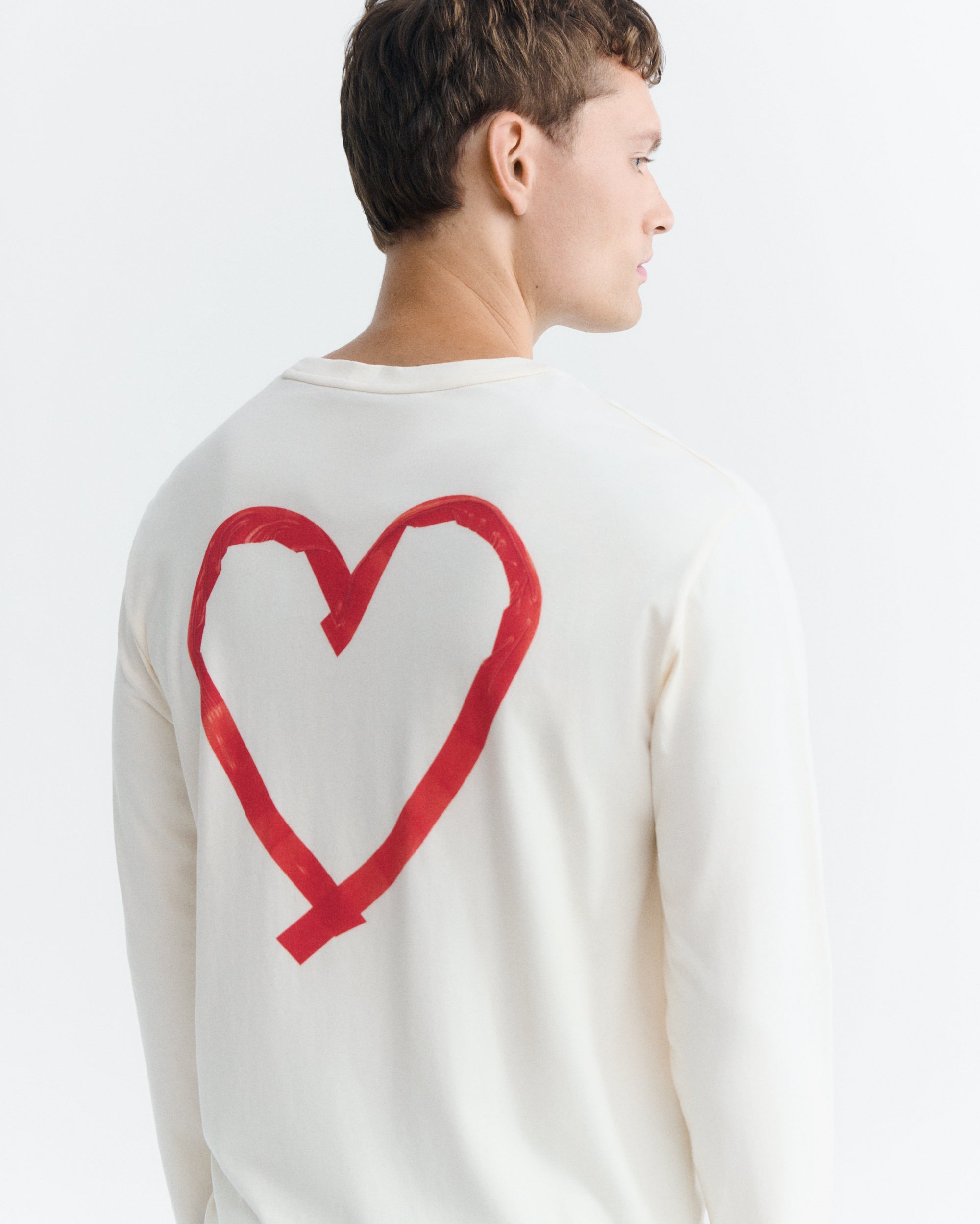 Camiseta manga larga heart tape Emilio sostenible - 3
